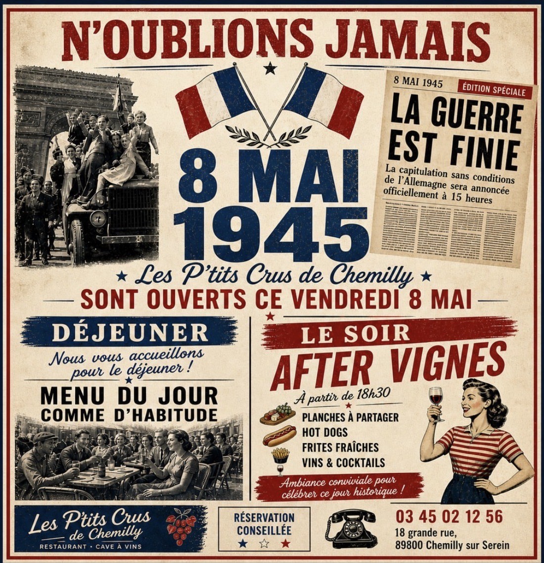 Le 8 mai des P'tits Crus