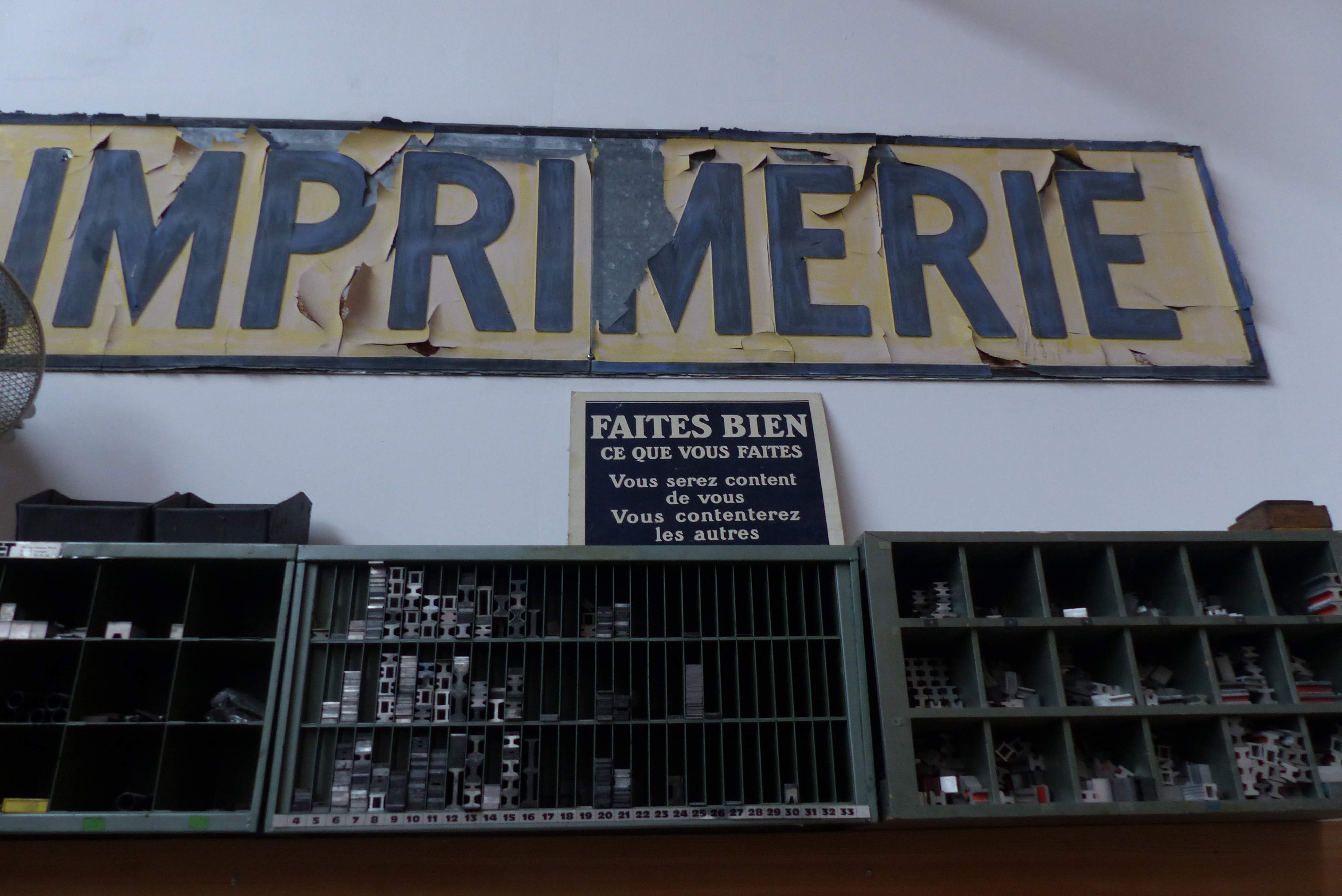 Visite de l'imprimerie Intaglio