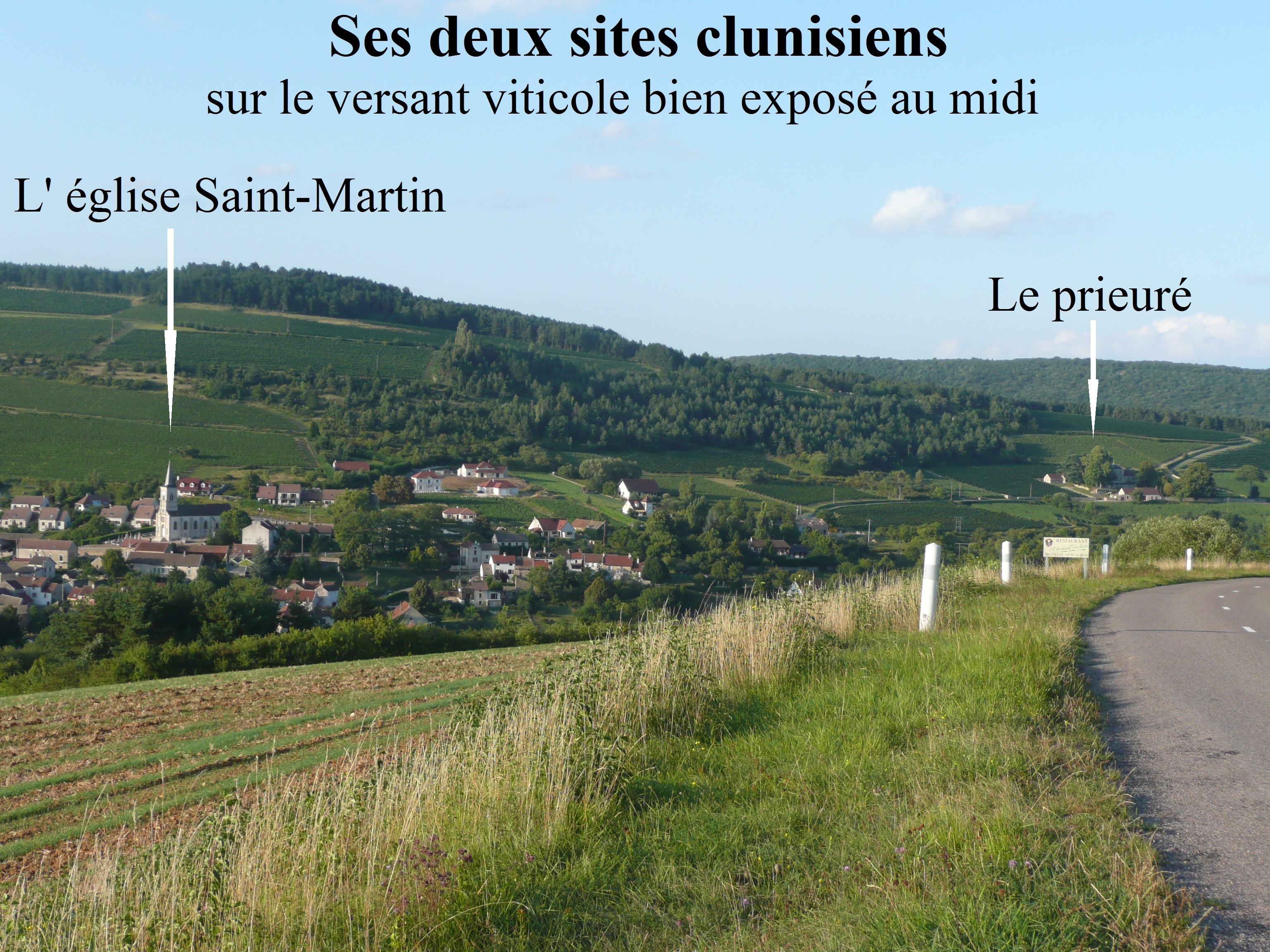 Les deux sites clunisiens