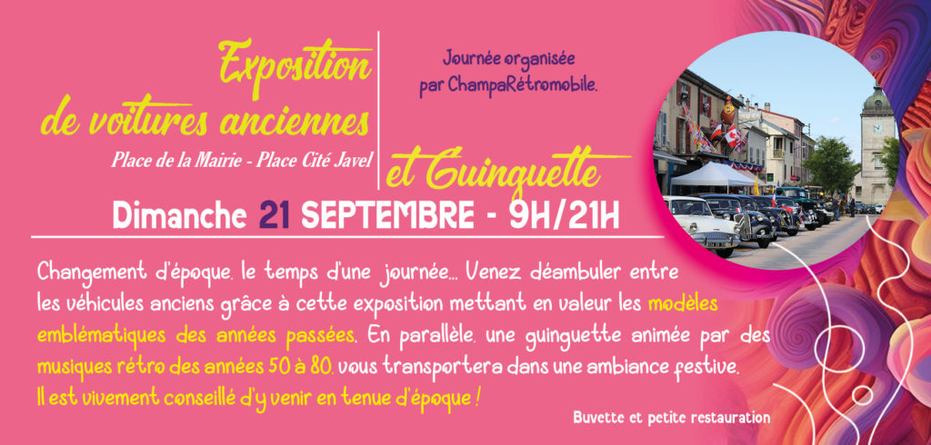 Exposition de voitures anciennes