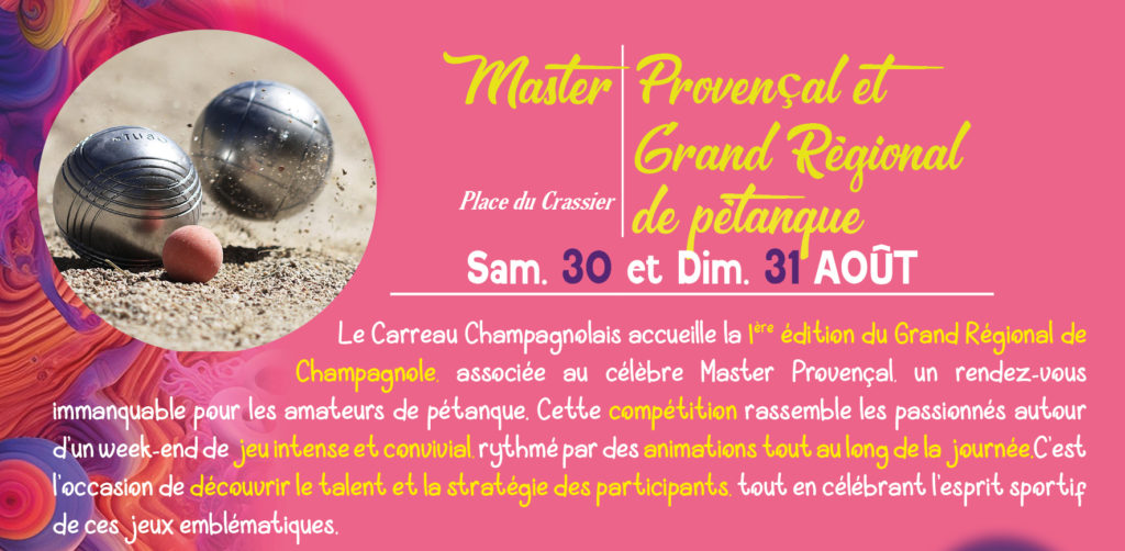 Concours de pétanque