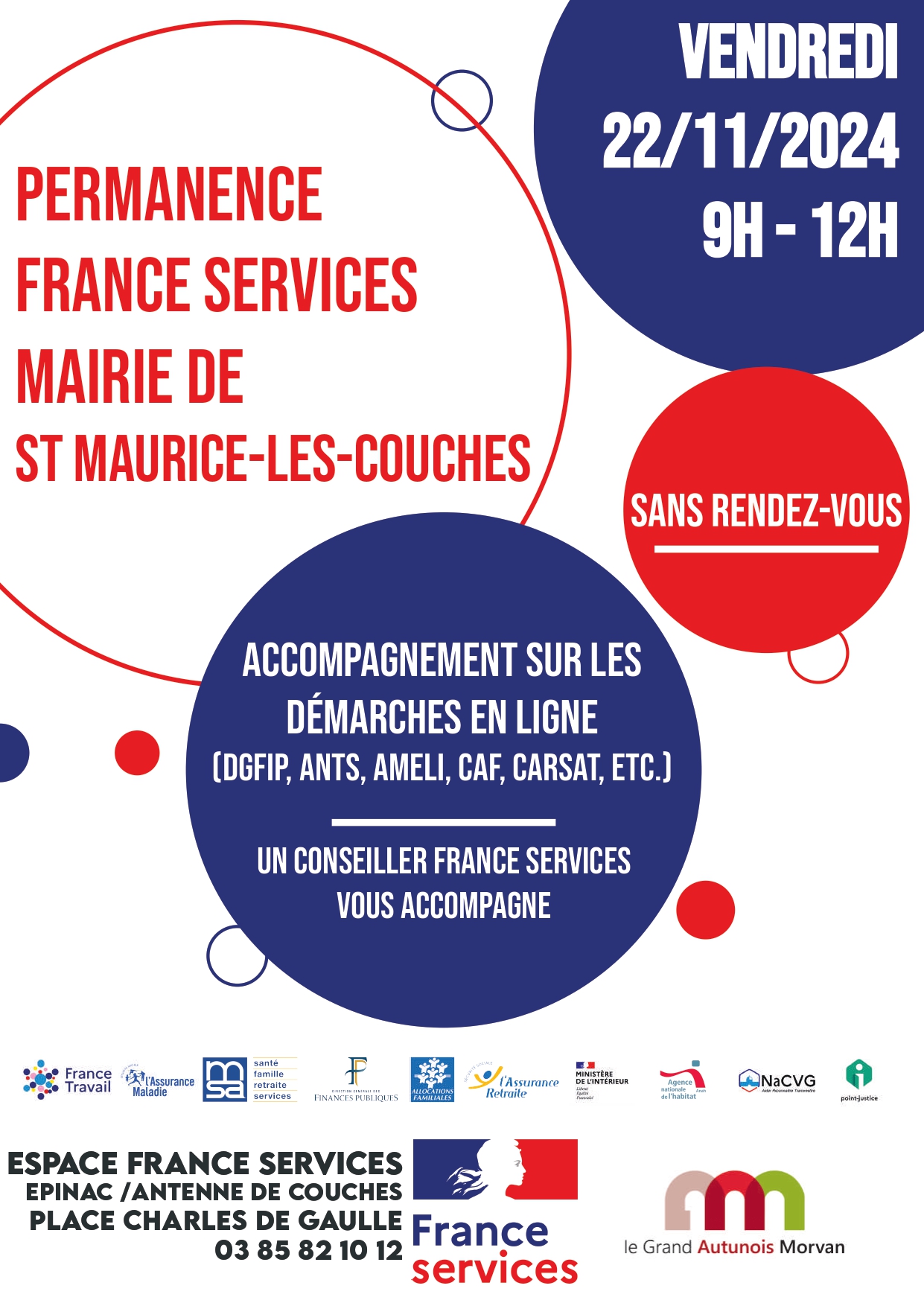 PERMANENCE FRANCE SERVICES_ST MAURICE LES COUCHES