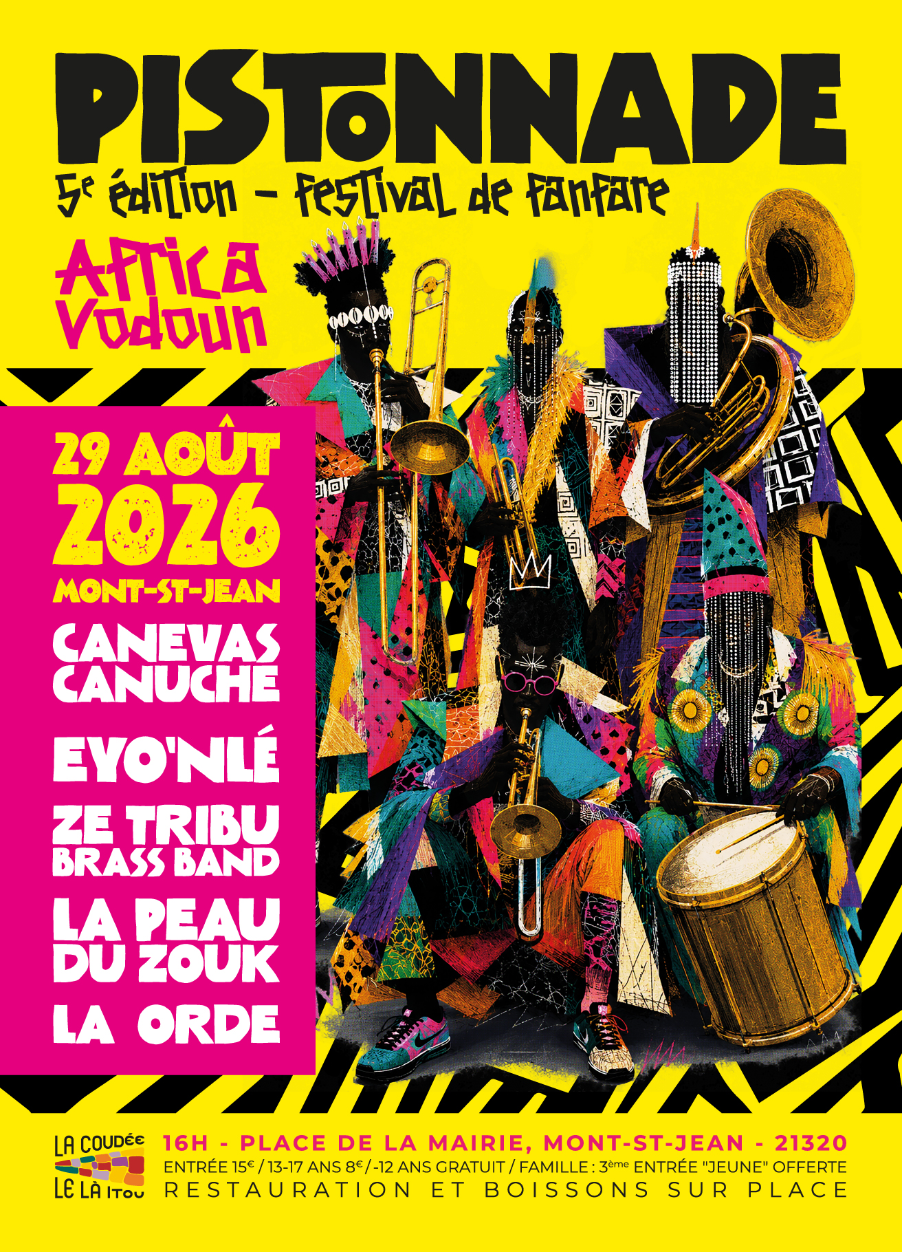 Pistonnade - festival de fanfare - 5è édition