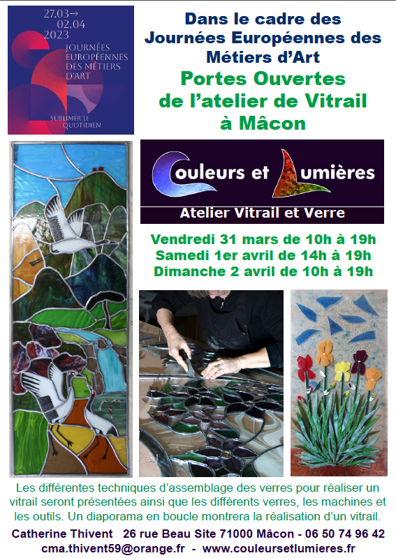 Portes Ouvertes atelier vitrail