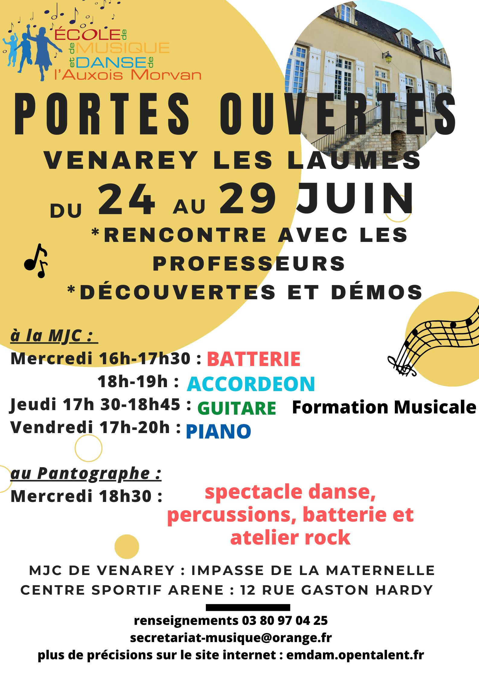 PORTES OUVERTES VENAREY