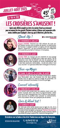Croisière sur la Saône - Apéritif dinatoire & stand-up