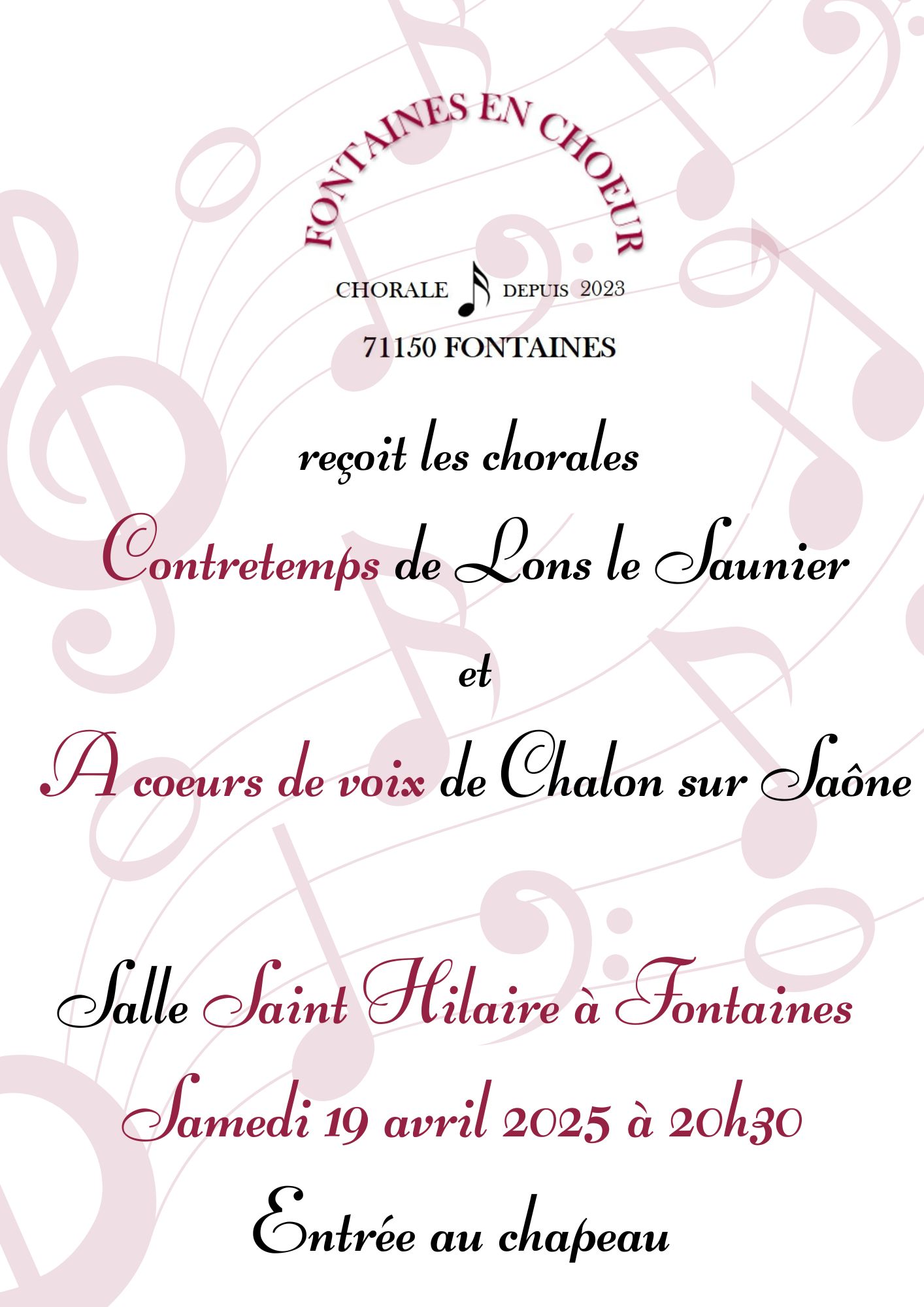 Page de garde concert avec Contretemps et A coeurs de voix - 1