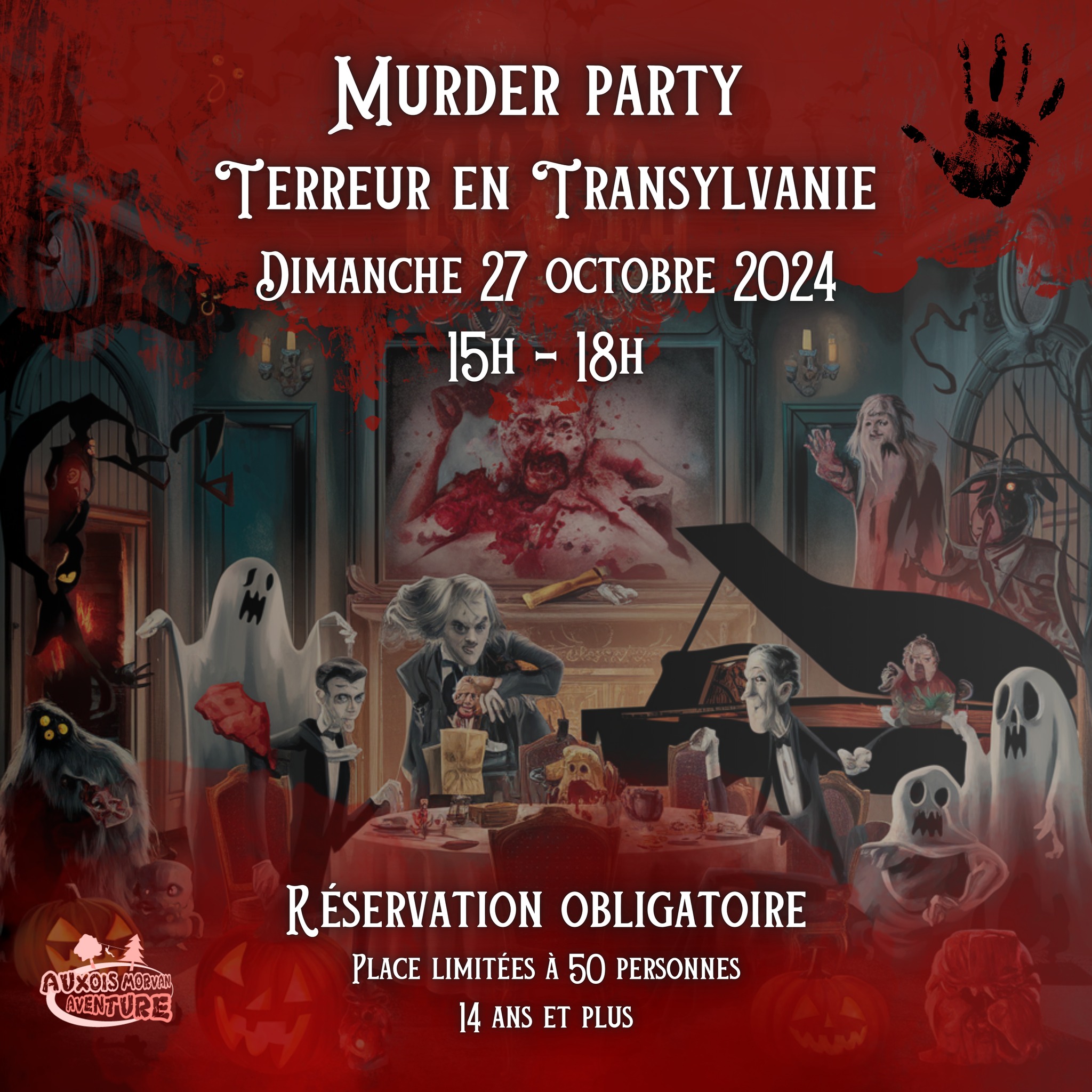 Parc Auxois Aventure Halloween MURDER PARTY