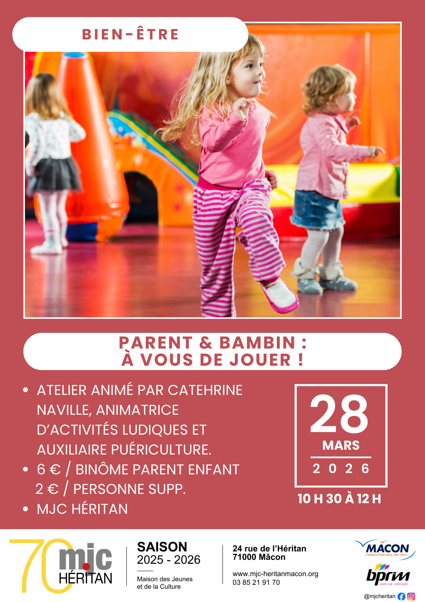 Parent & Bambin : à vous de jouer !
