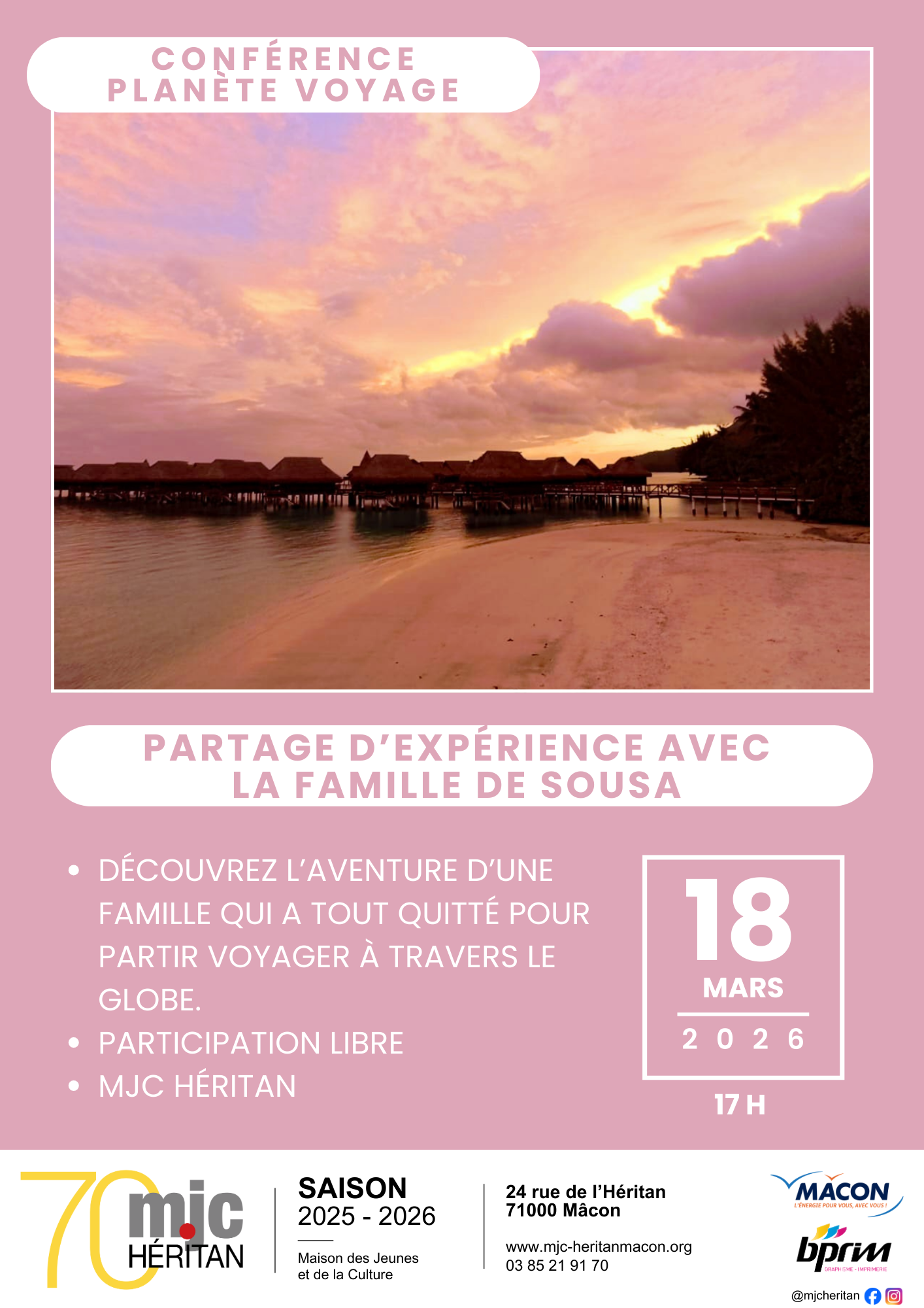 Partage d'expérience avec la famille De Sousa