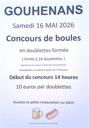 Concours de pétanque