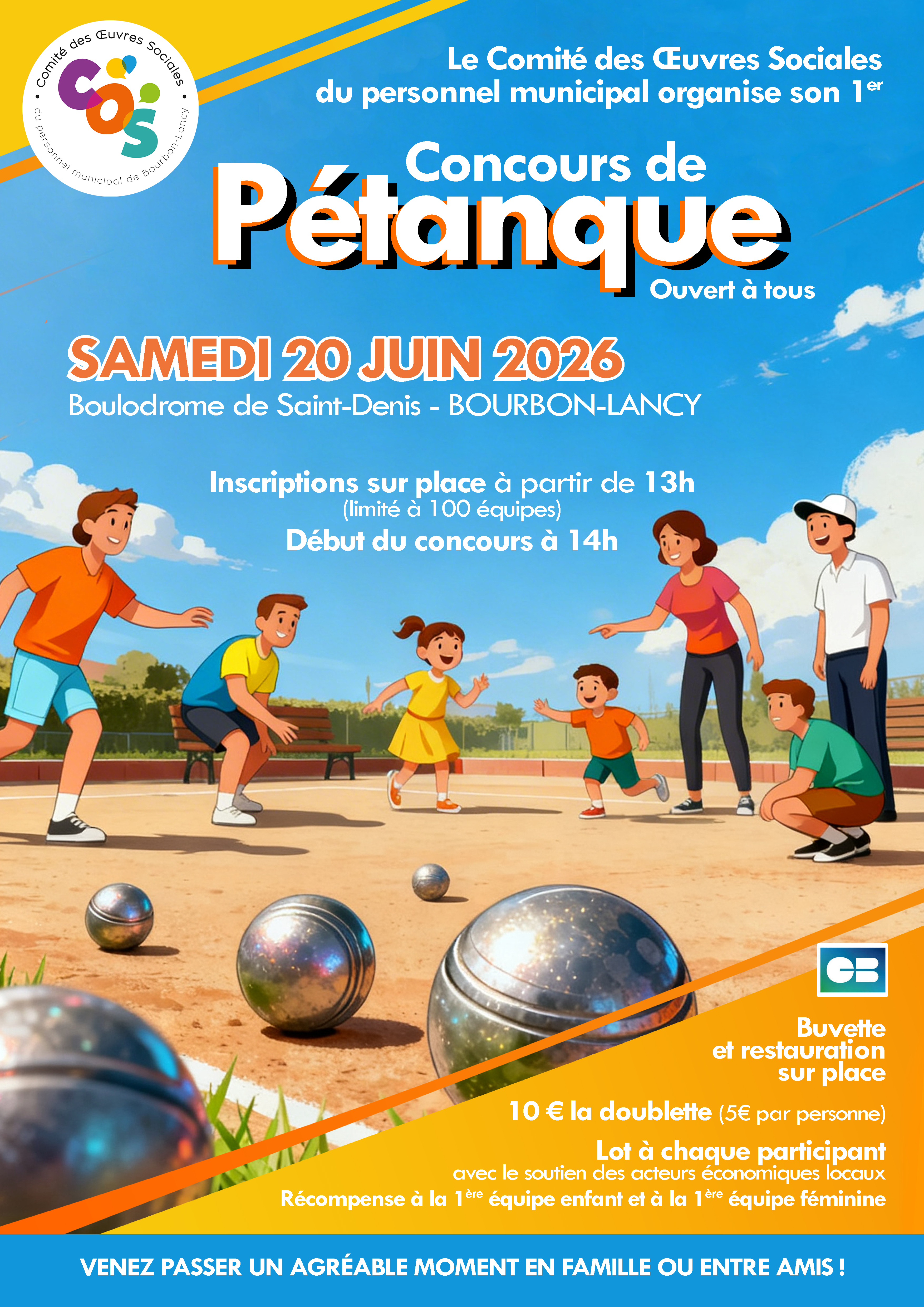 Concours de pétanque
