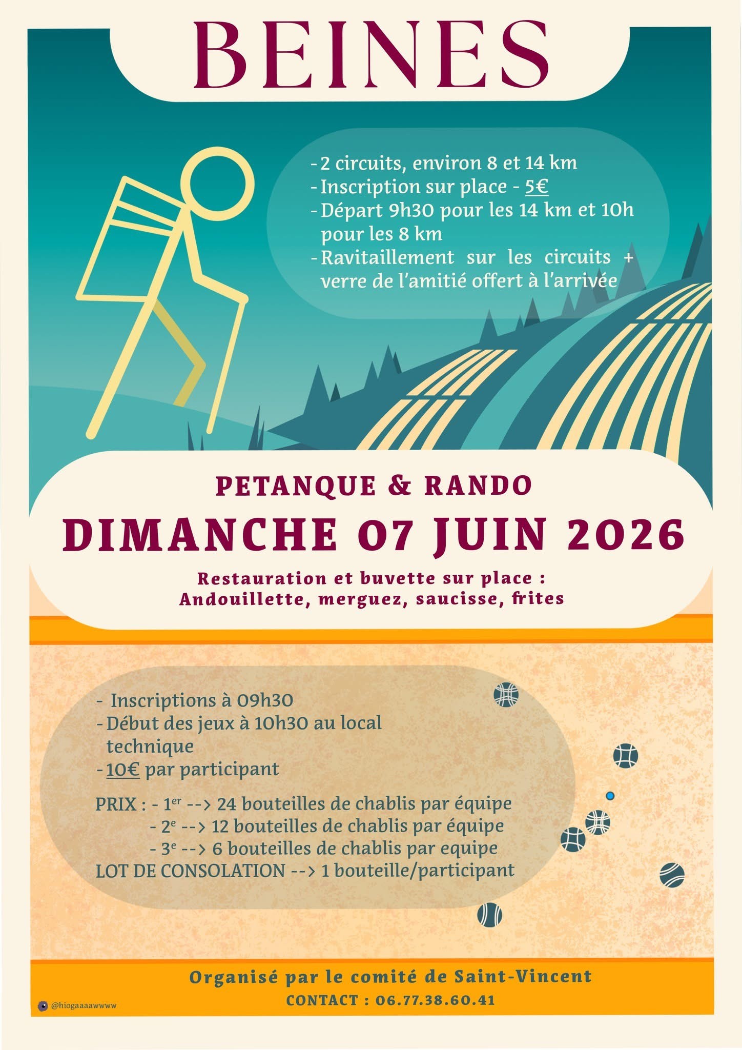 Pétanque et rando