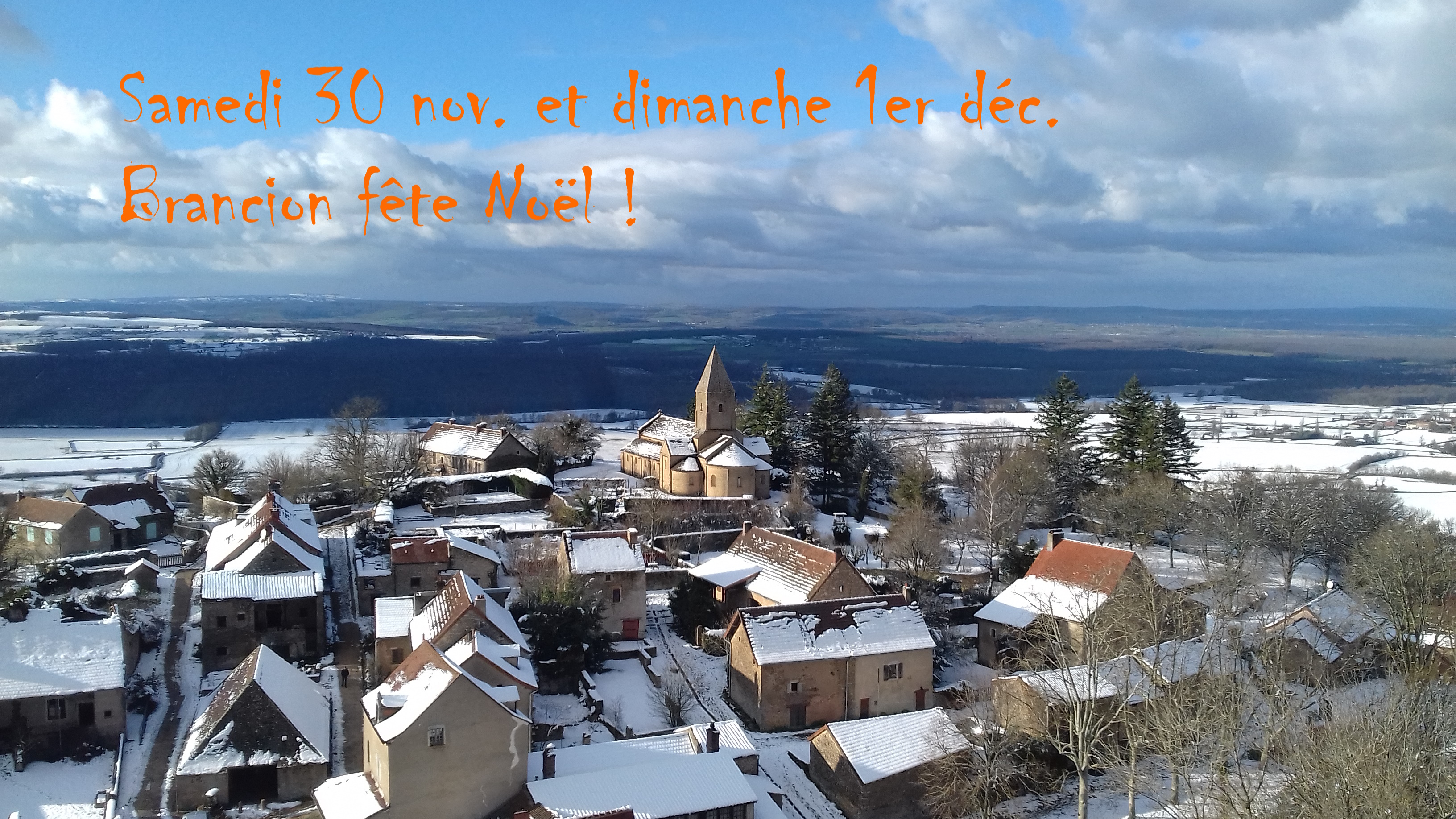 Brancion sous la neige