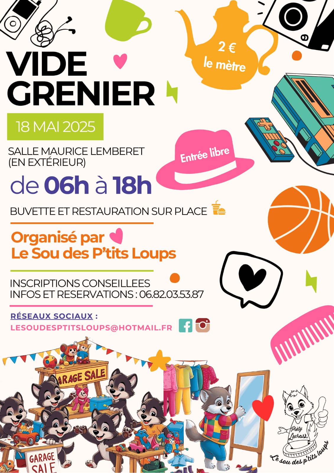Vide grenier des p’tits loups
