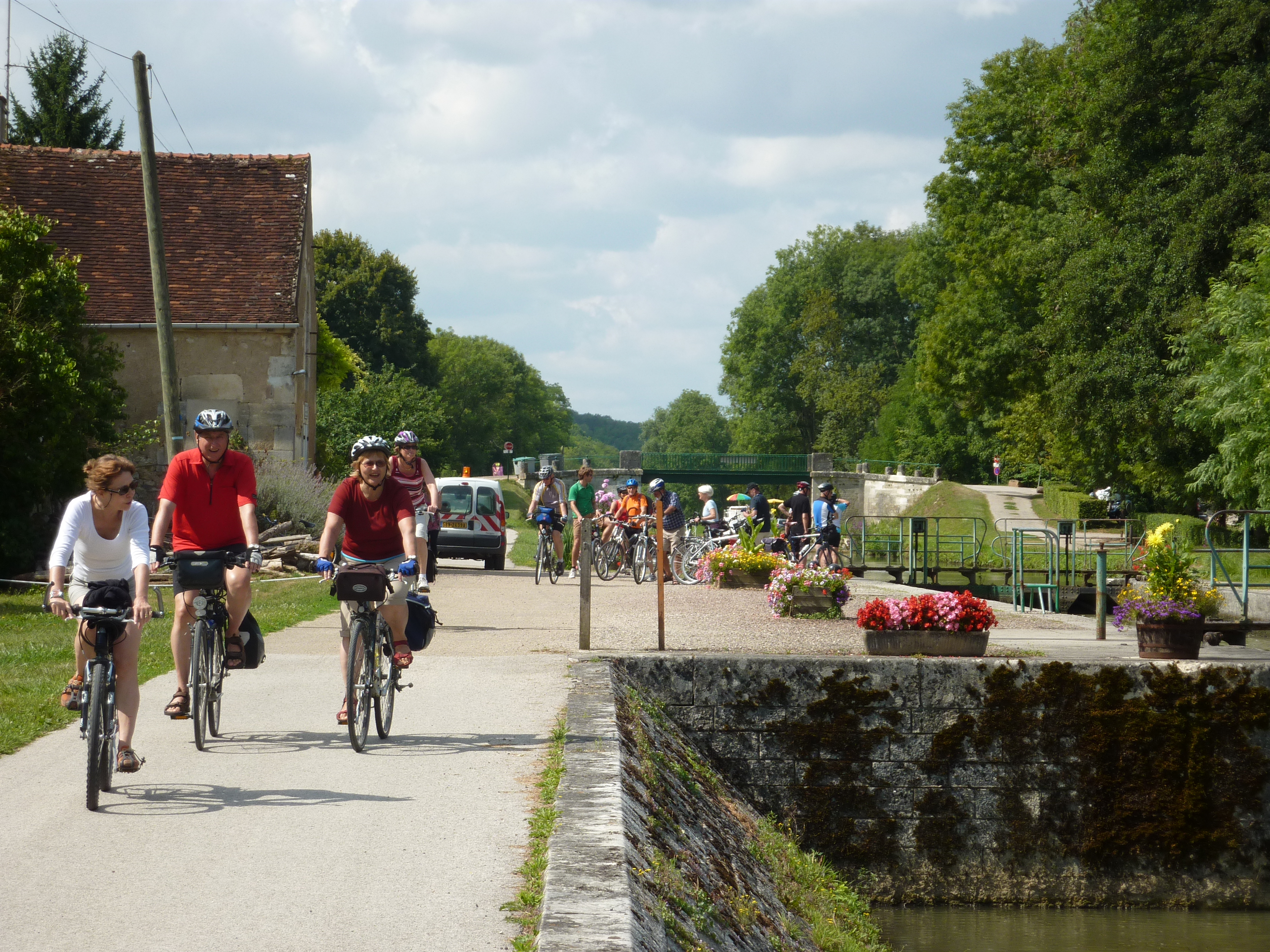 Photos ecluses France à Vélo