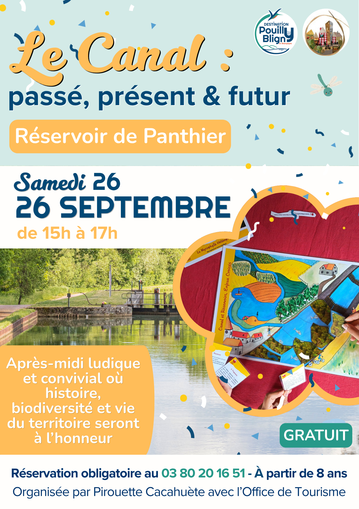 Le Canal, Passé, Présent, Futur- Réservoir de Panthier