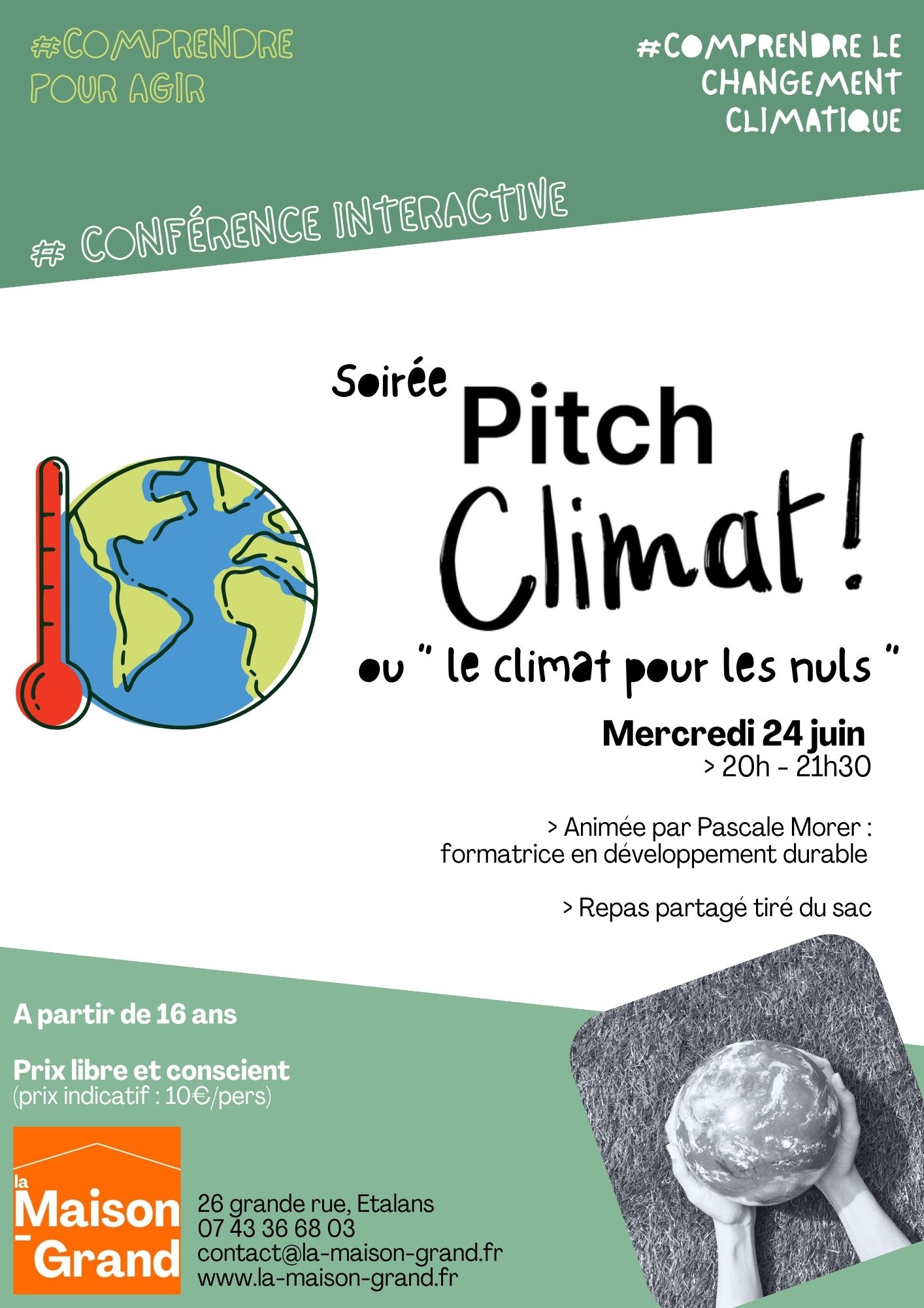 Conférence : Pitch climat, ou le climat pour les nuls