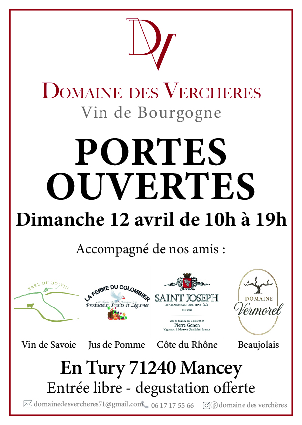 Portes Ouvertes -Domaine des Verchères