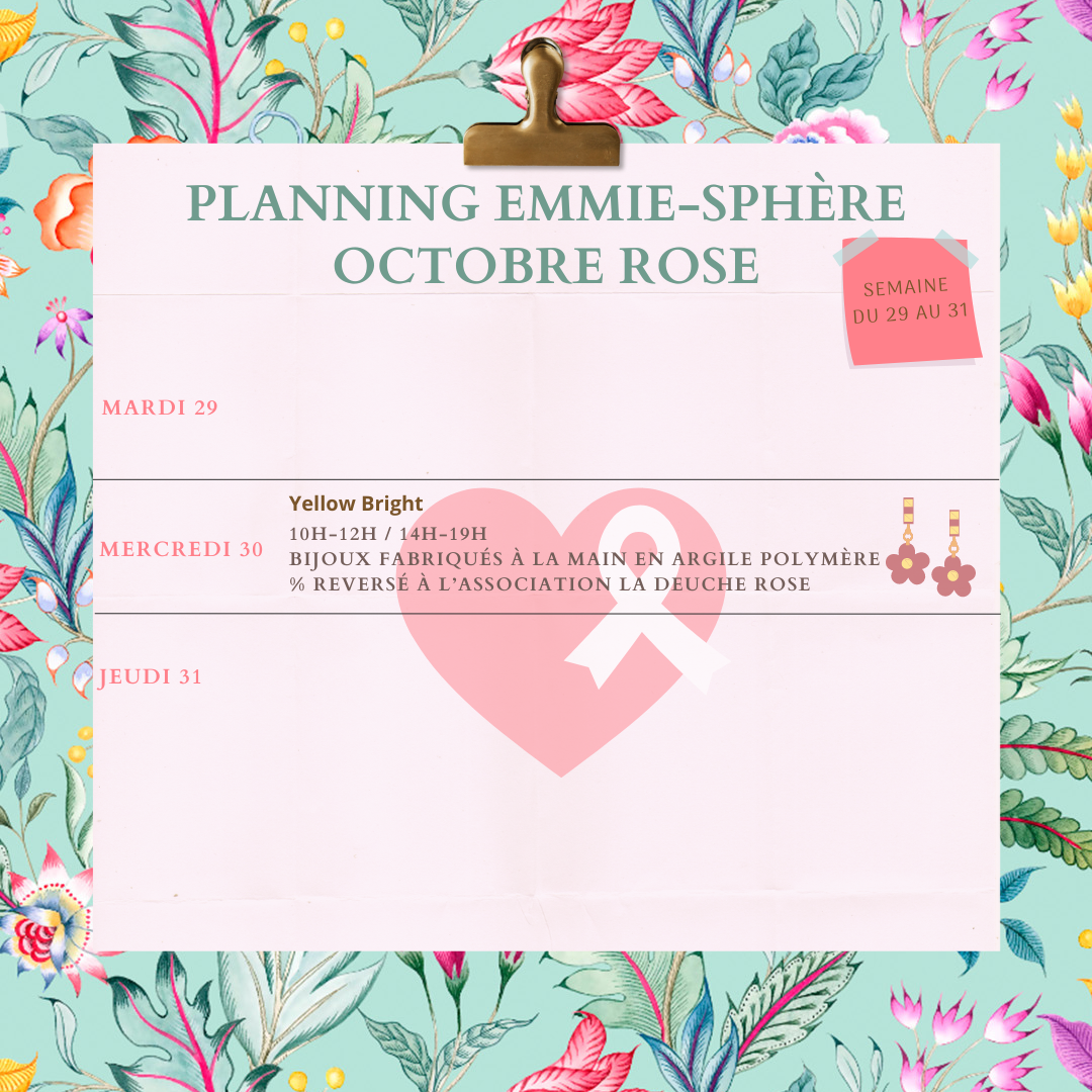 Programme Emmie-Sphère Octobre rose