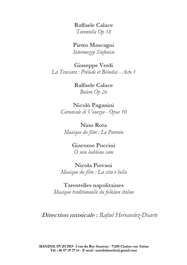 Programme musical