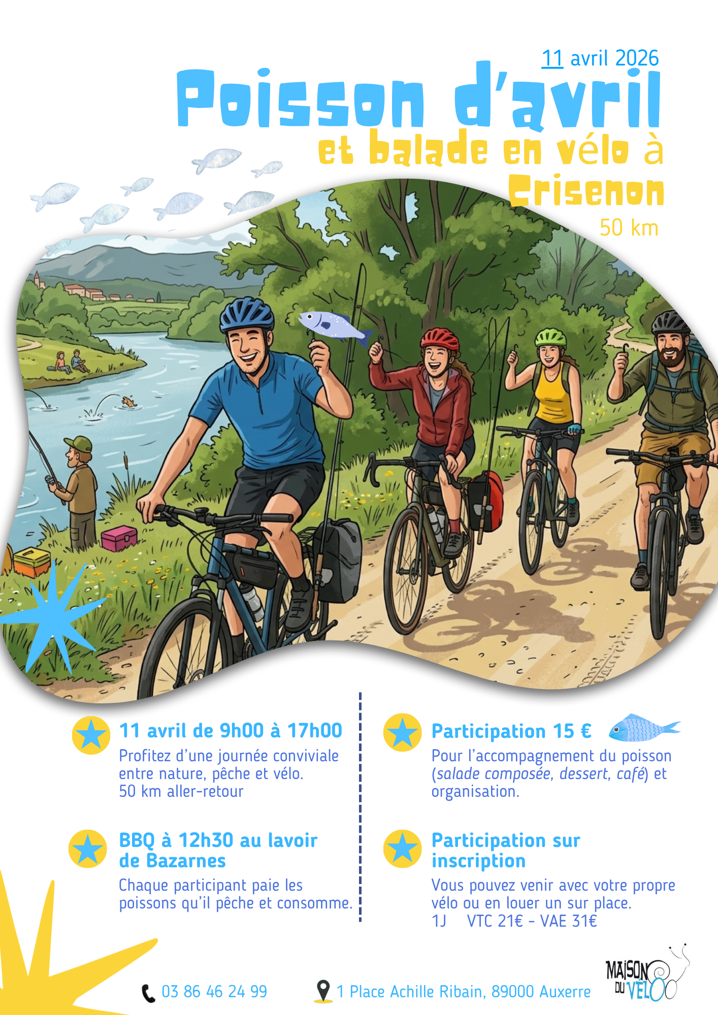 Poisson d'avril et balade à Crisenon 