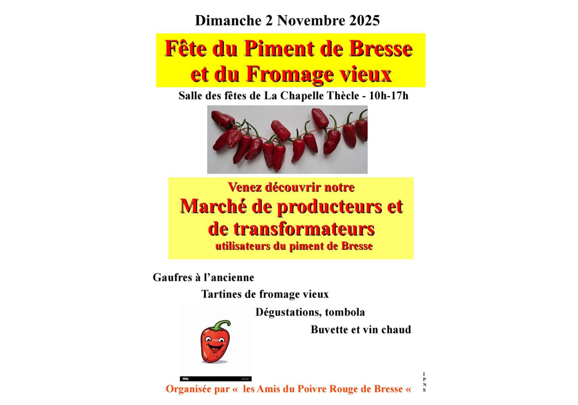 Fête du Piment de Bresse 