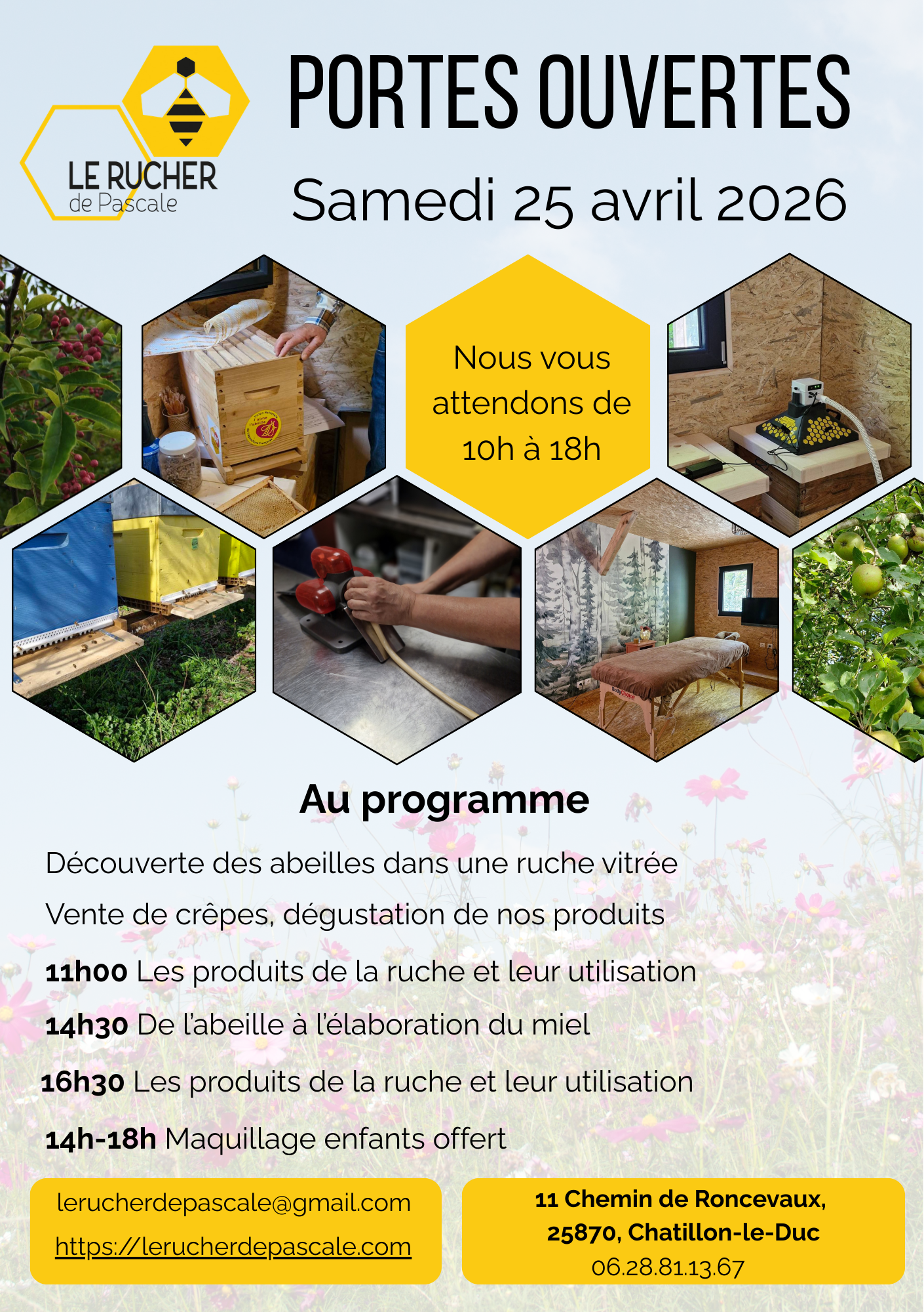 Portes ouvertes Le Rucher de Pascale 