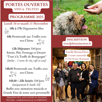 Portes Ouvertes au Domaine Armelle et Bernard Rion