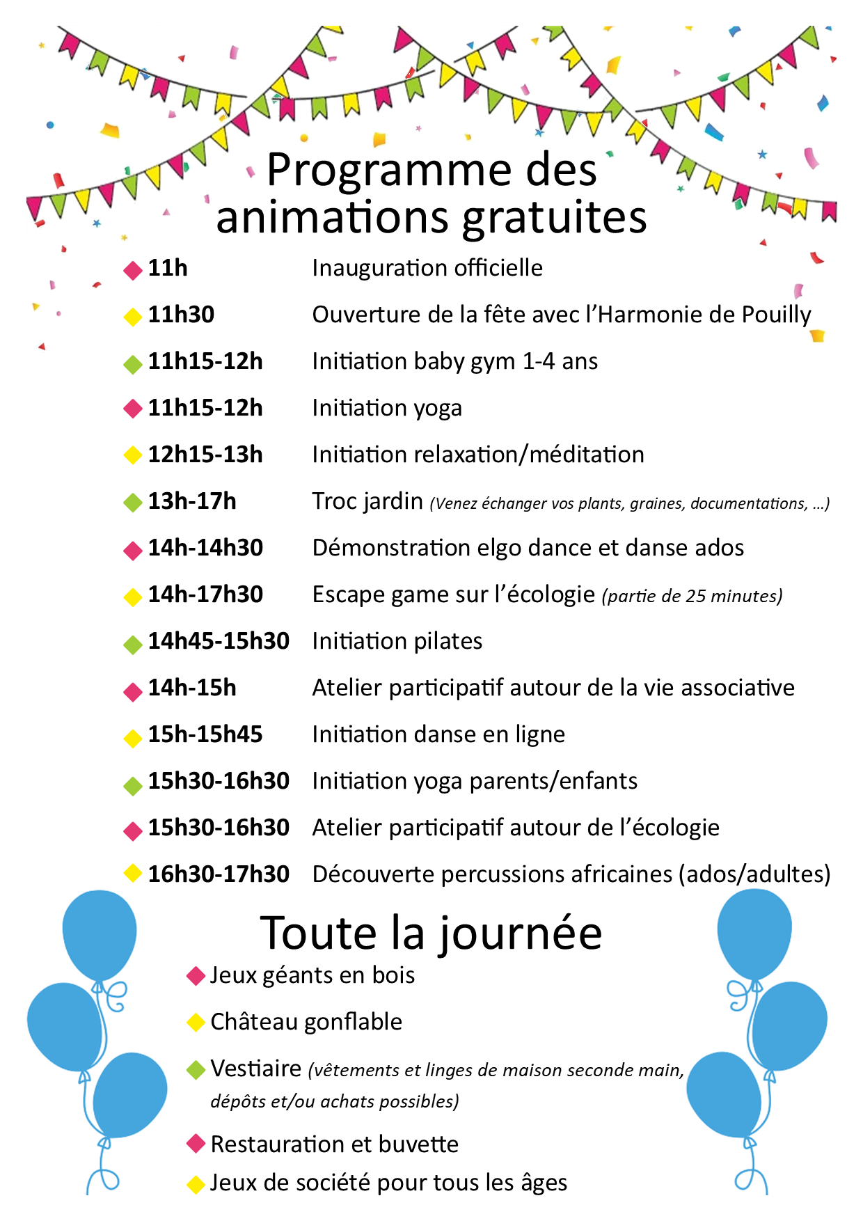 Programme Agora en fête