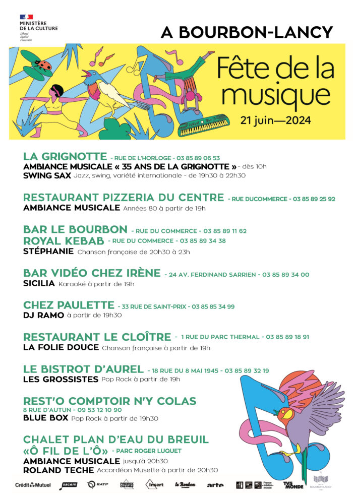 Programme fête de la musique