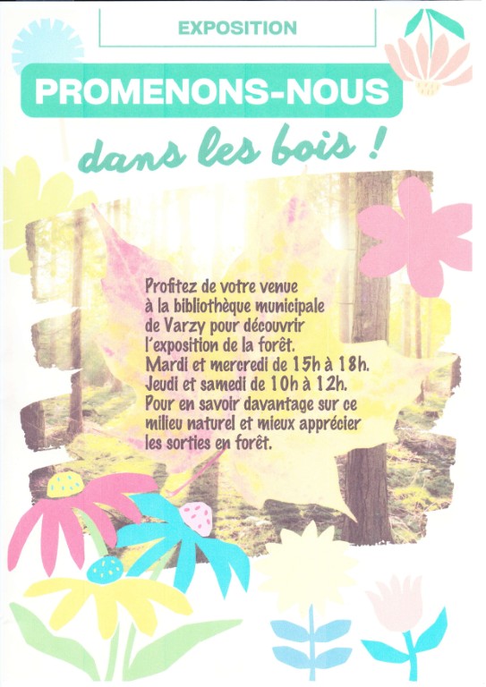 Exposition "Promenons-nous dans les bois !"
