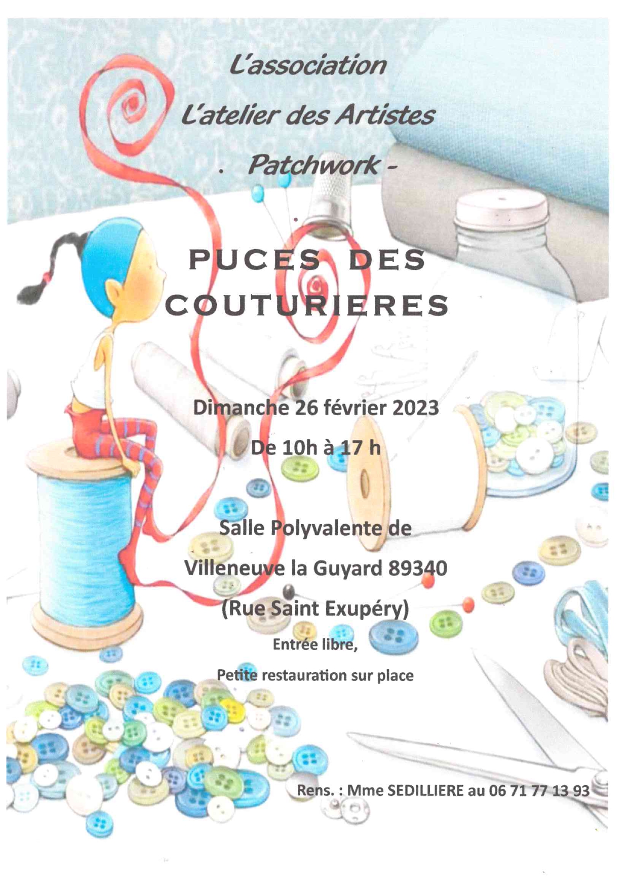 Puces couturières 26.02.23
