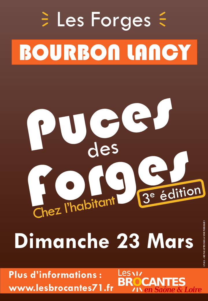 Puces des Forges - Bourbon-Lancy  71