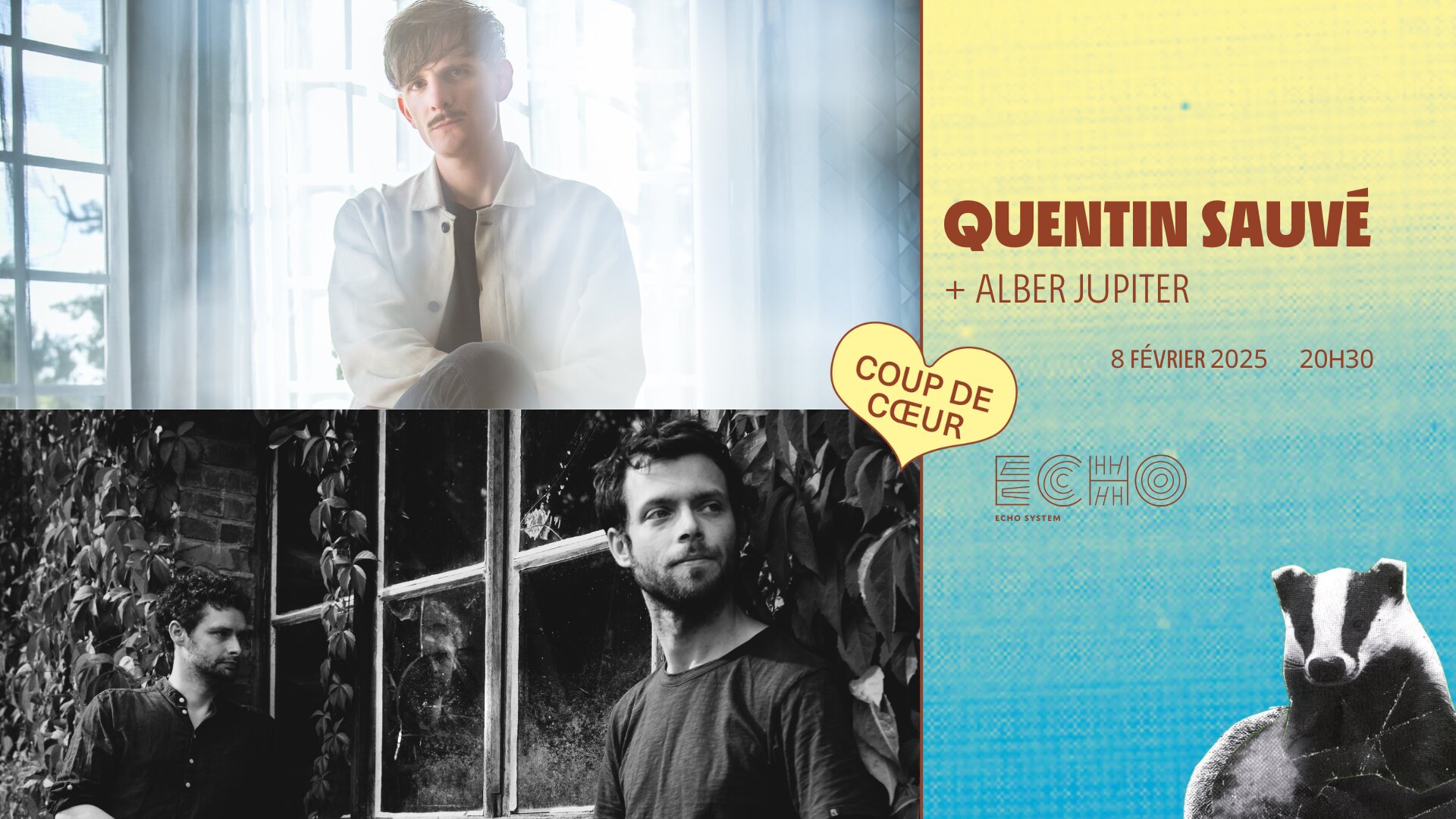 Quentin Sauvé + Albert Jupiter