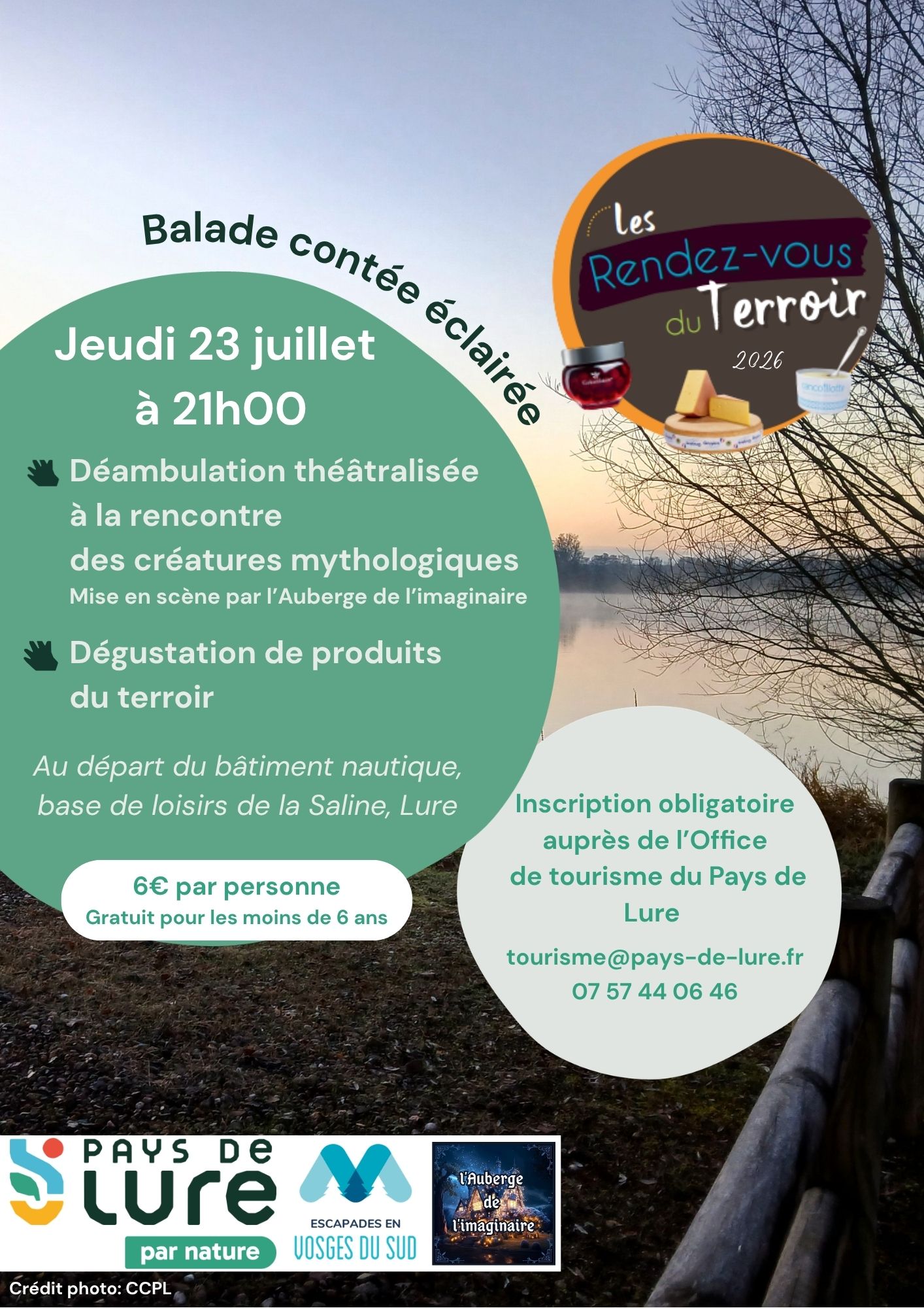 Rendez-vous du terroir, balade contée éclairée