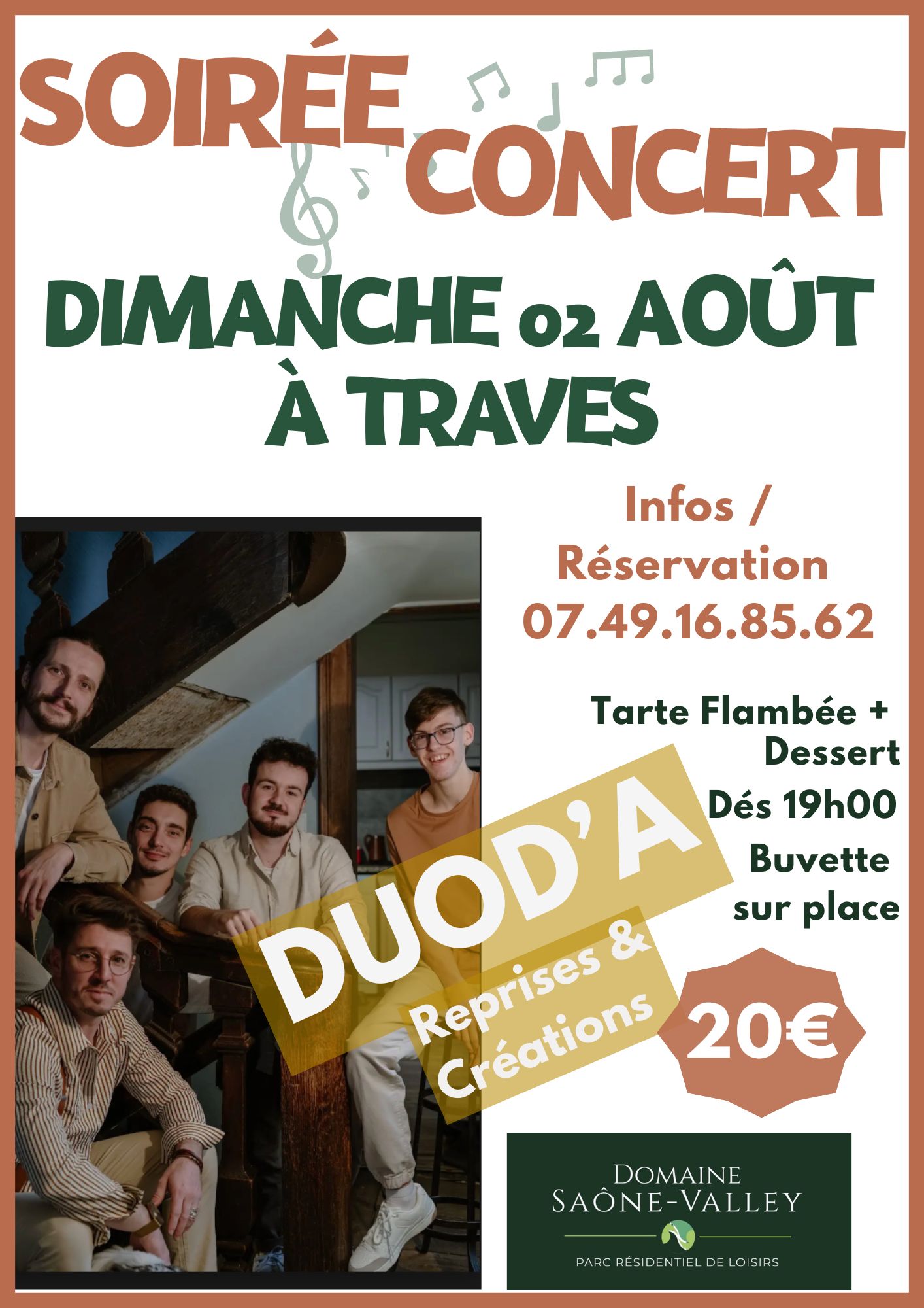 SOIREE CONCERT "DUOD'A" à l'EVASION