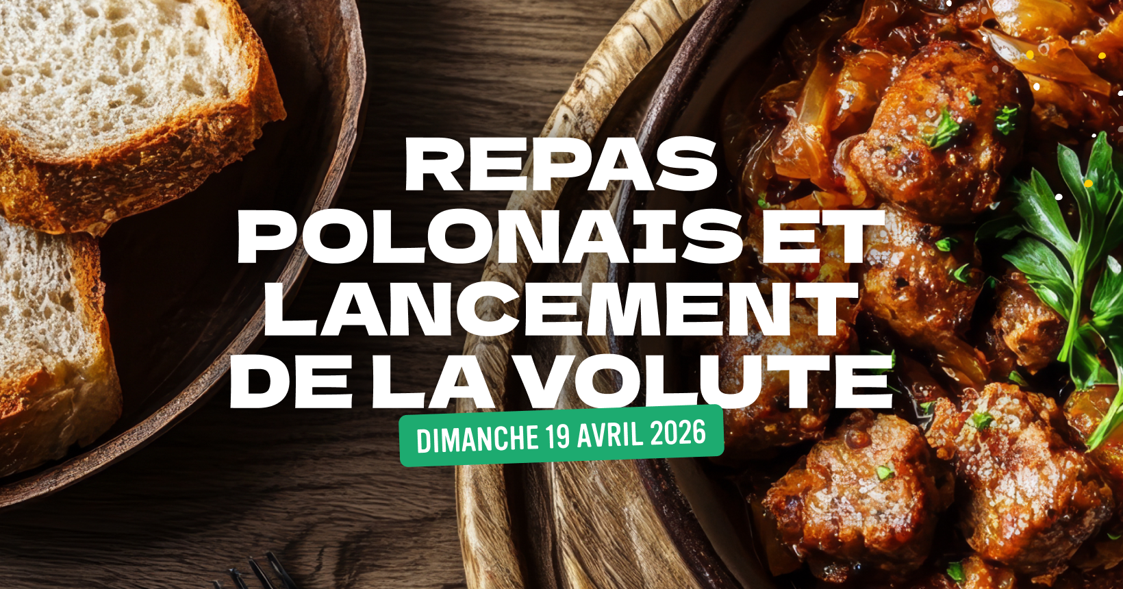 Repas Polonais et lancement nouvelle recette La Volute "Grodziskie"