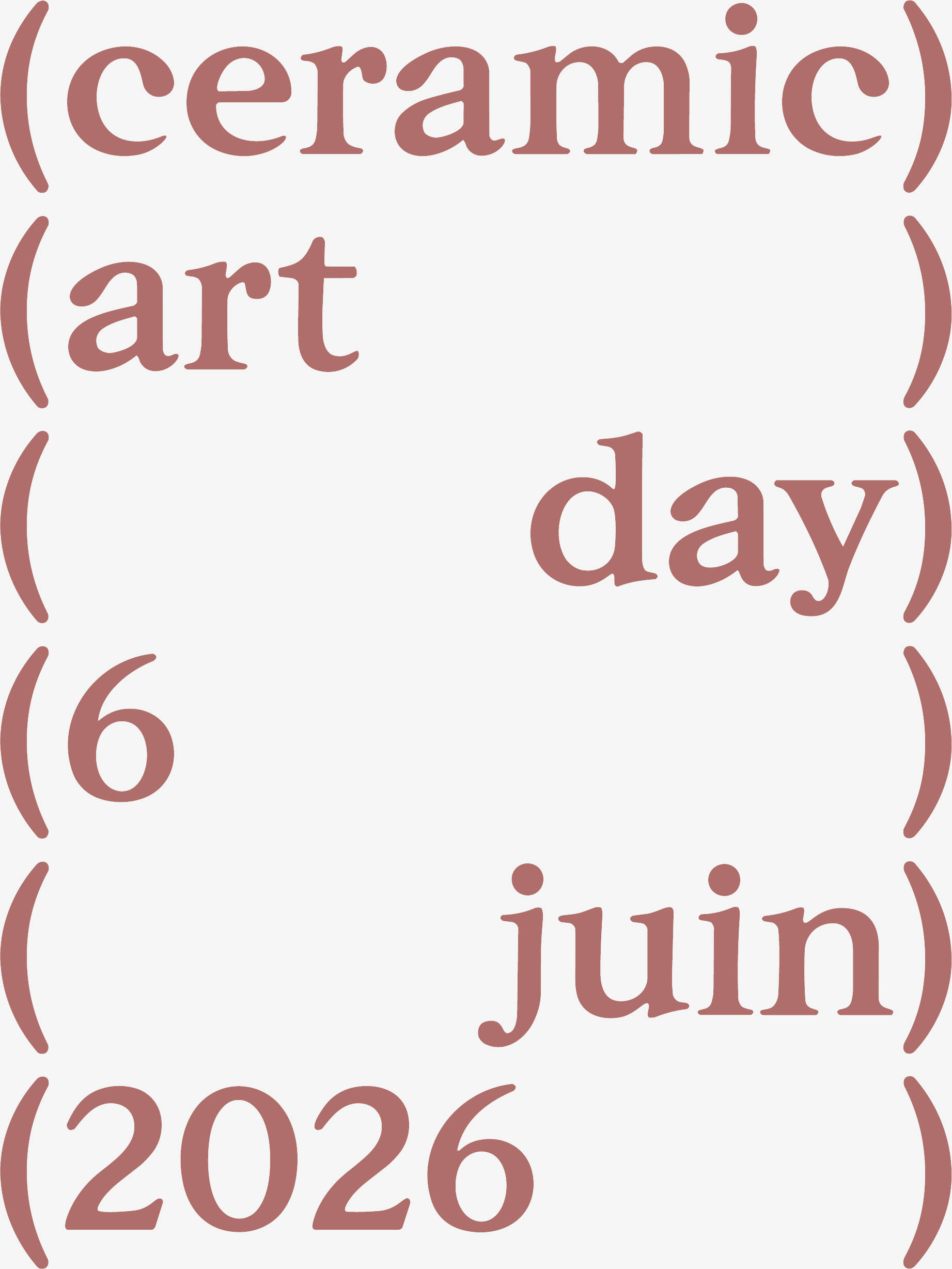 Ceramic art day 2026