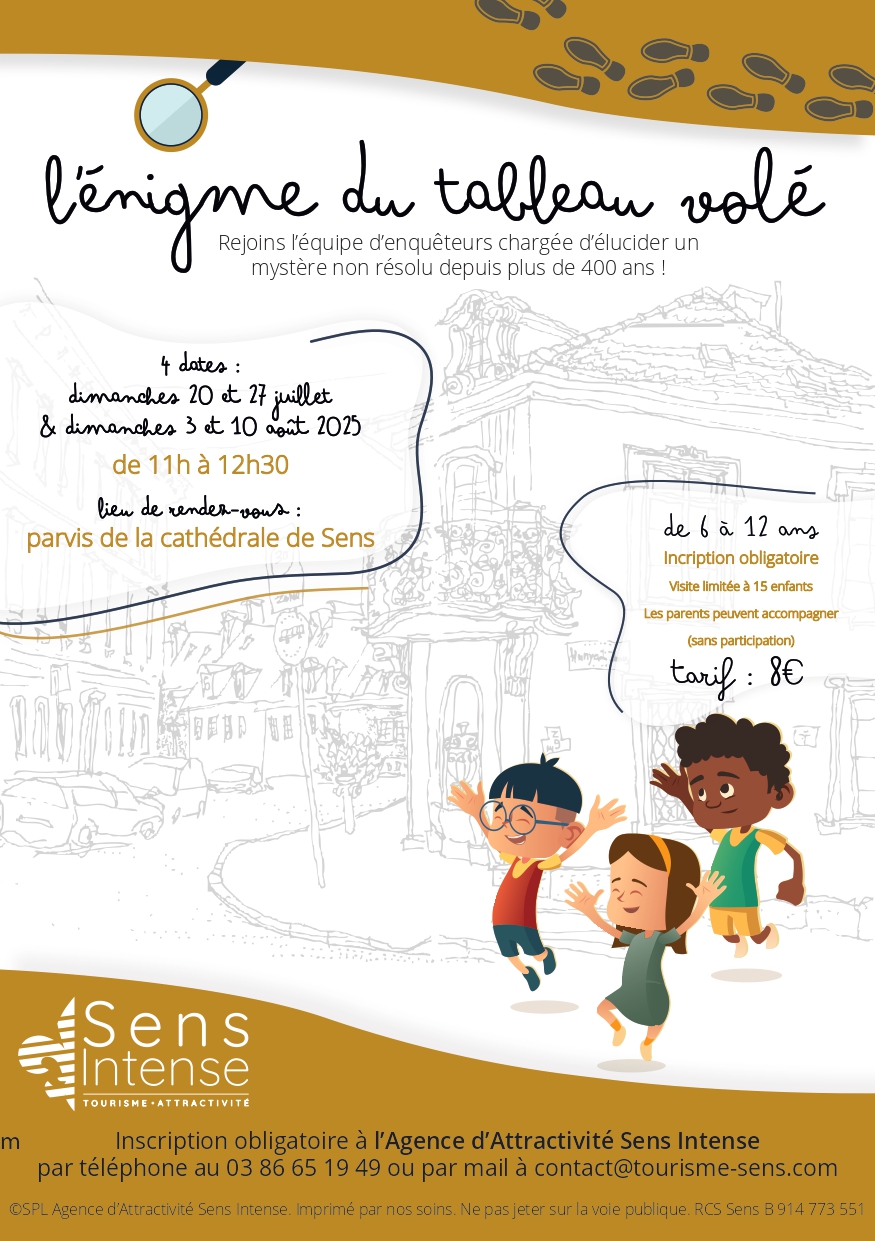 Rallye pour les enfants : l'énigme du tableau volé