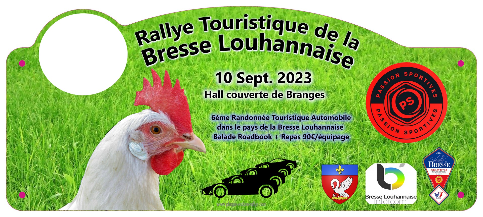 Plaque Rallye 2023