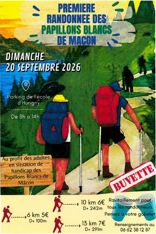 1e Randonnée des Papillons Blancs de Mâcon