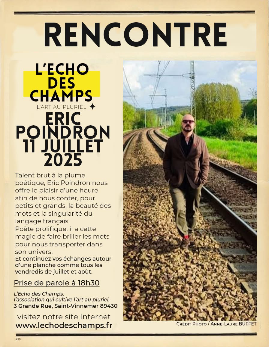 Rencontre poétique Saint-Vinnemer 11 juillet