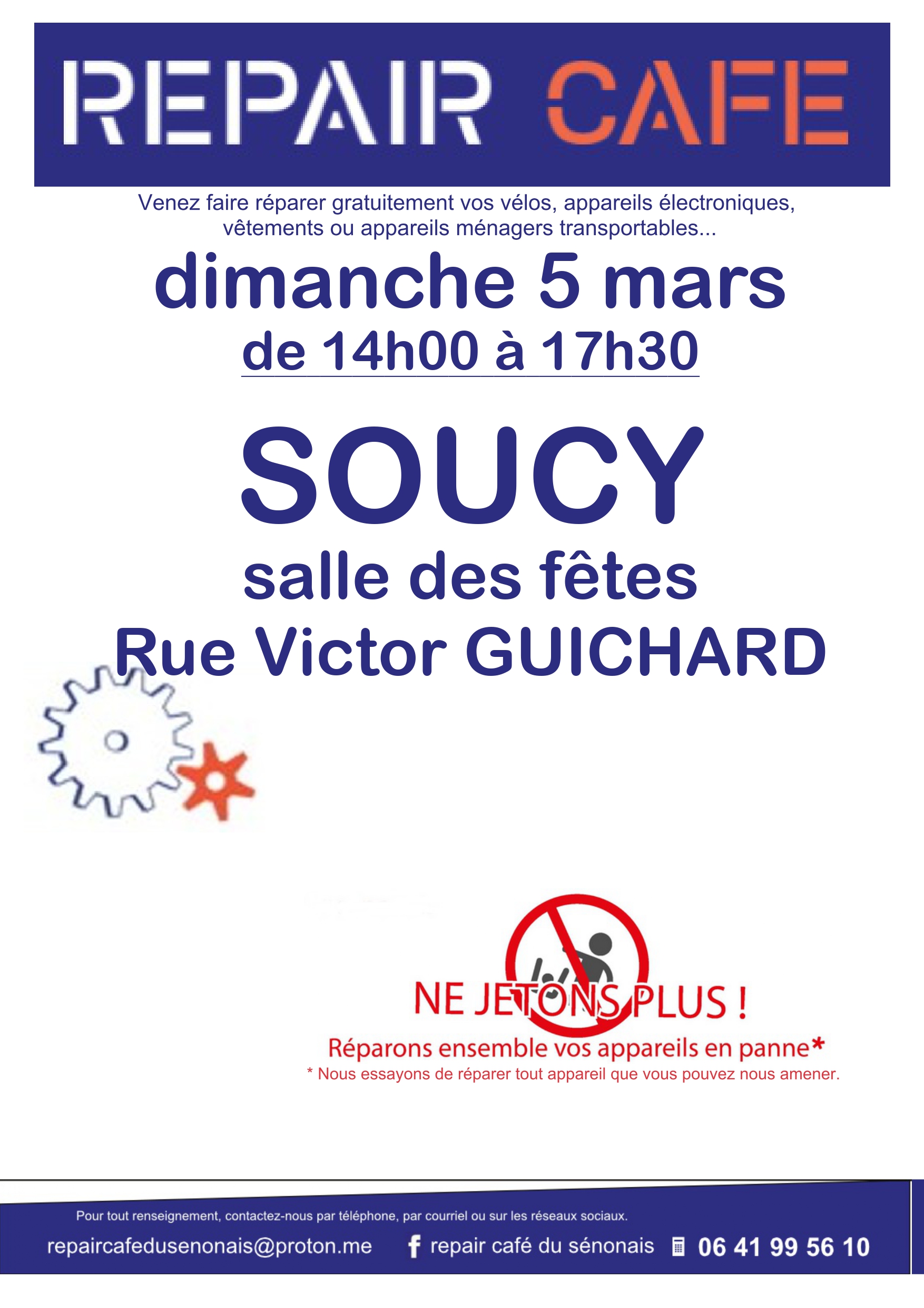 Repair Café à Soucy