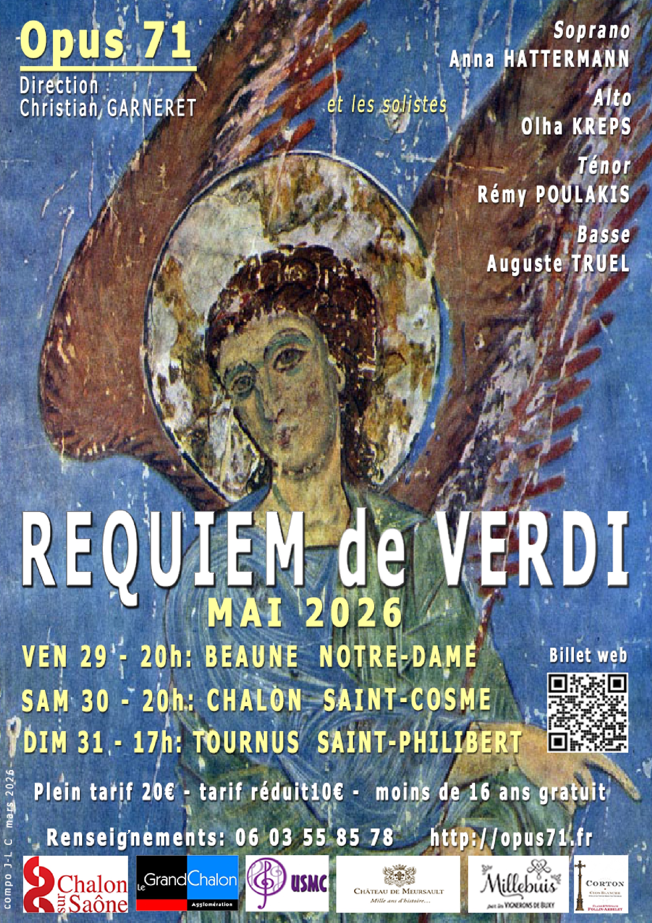 Opus71 présente le Requiem de Giuseppe Verdi — visuel événement