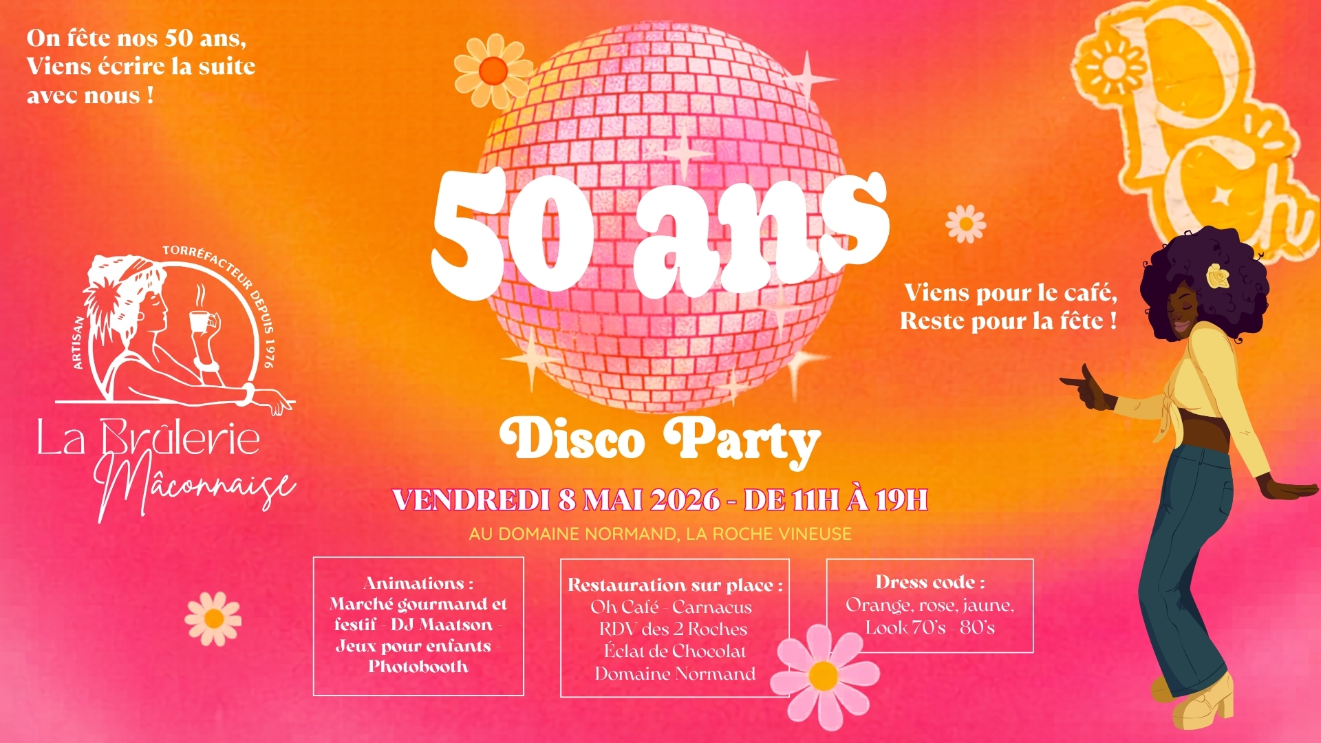 Disco Party — 50 ans de la brûlerie