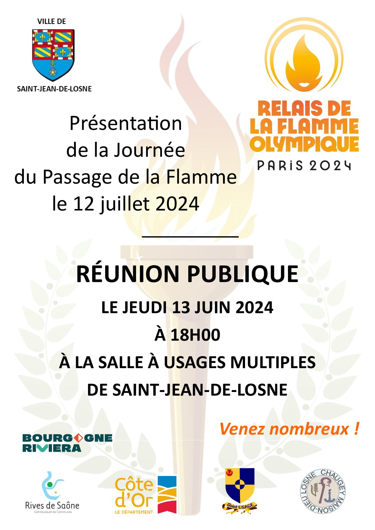Réunion publique flamme