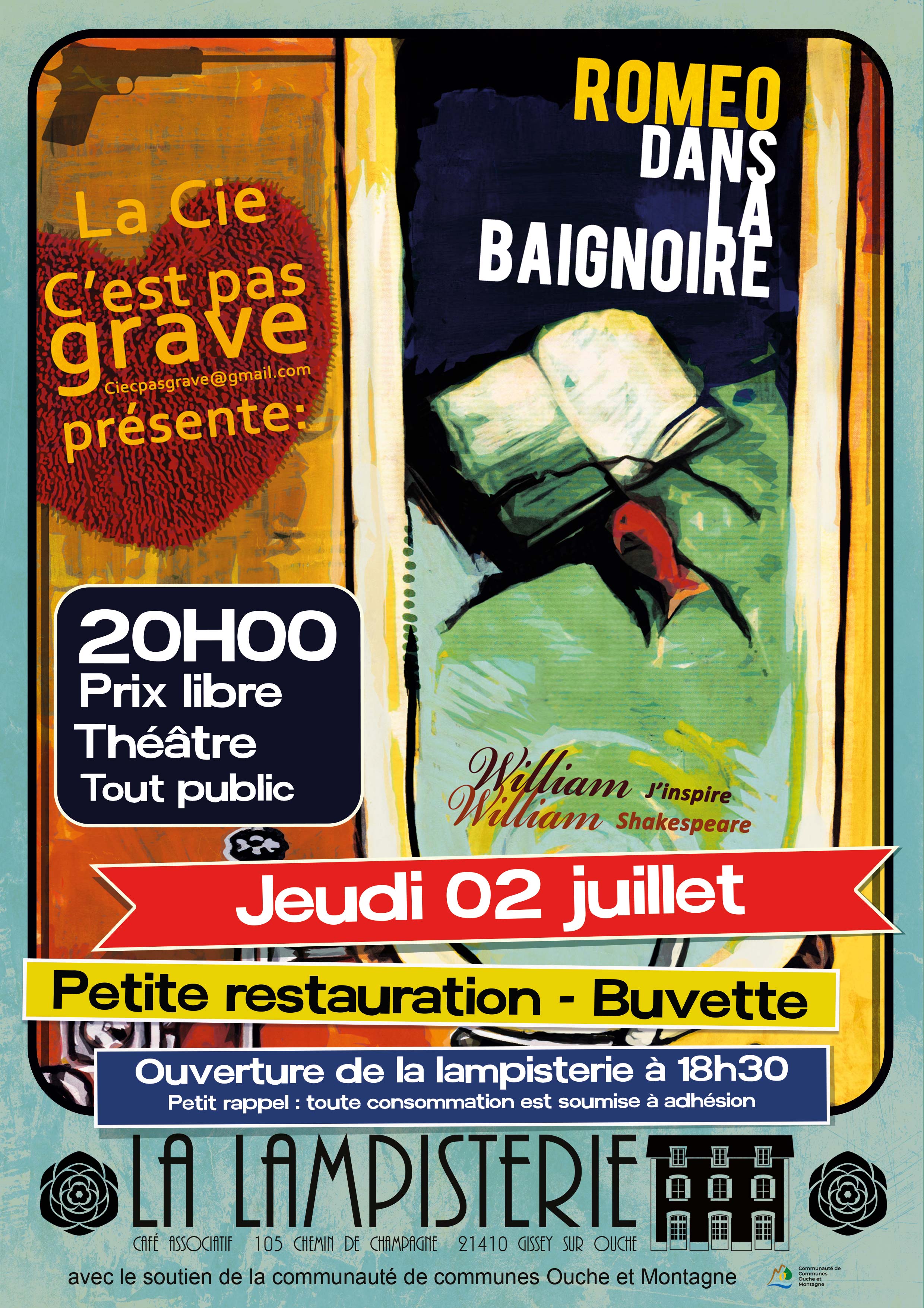 Spectacle "Roméo dans la baignoire"
