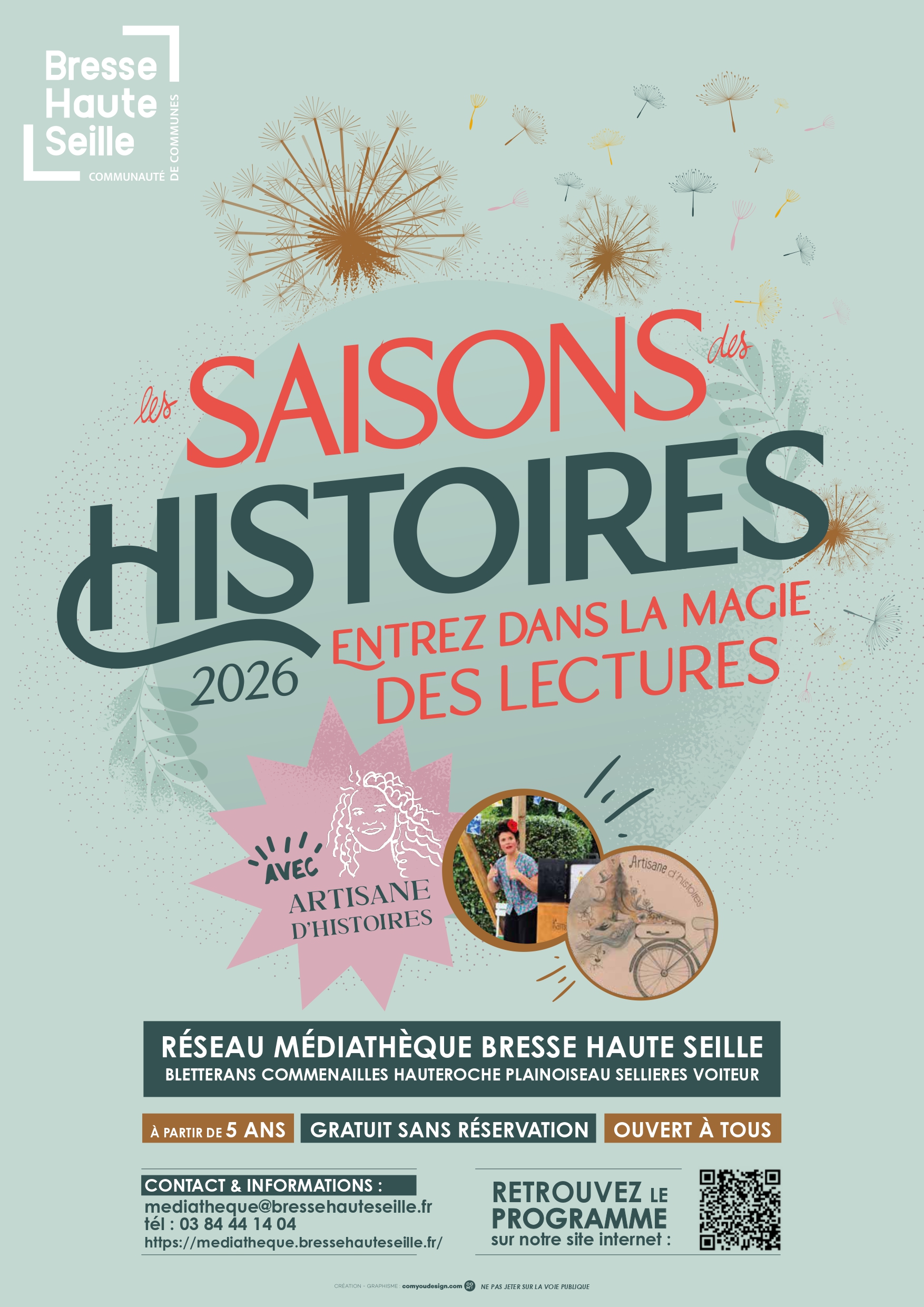La saison des histoires de Mars 2026