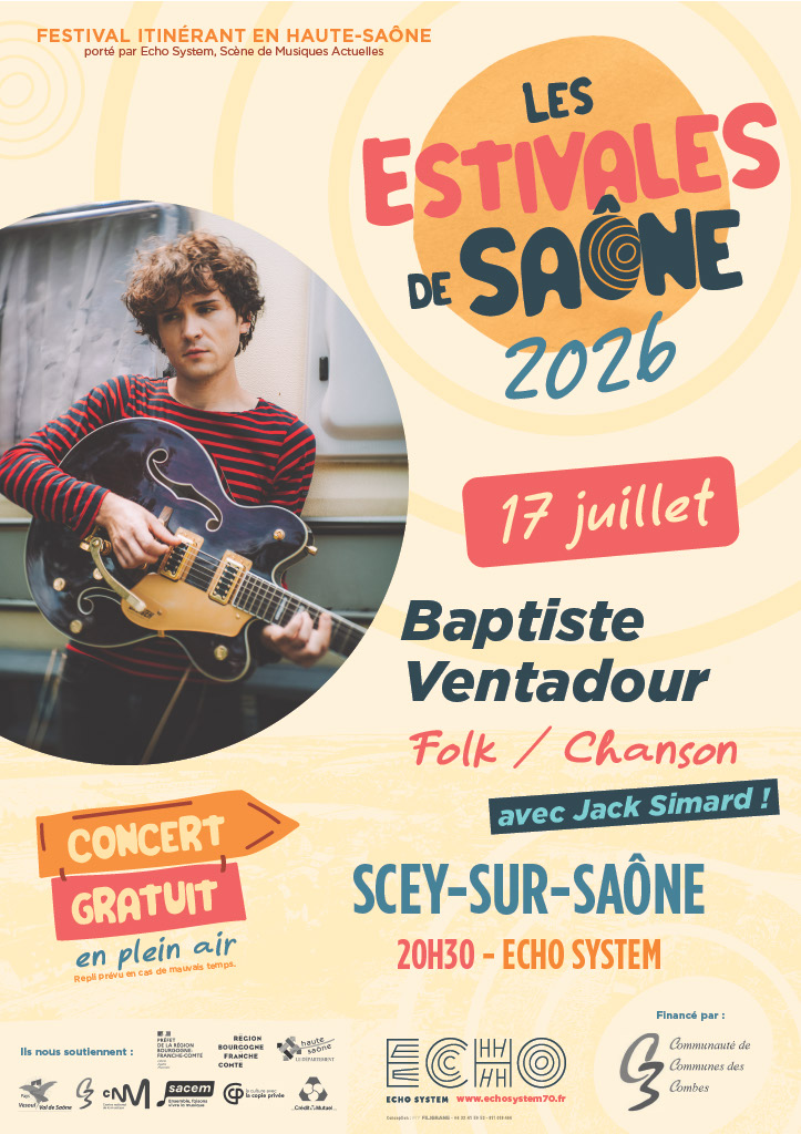 Les Estivales de Saône - Baptiste Ventadour + Jack Simard